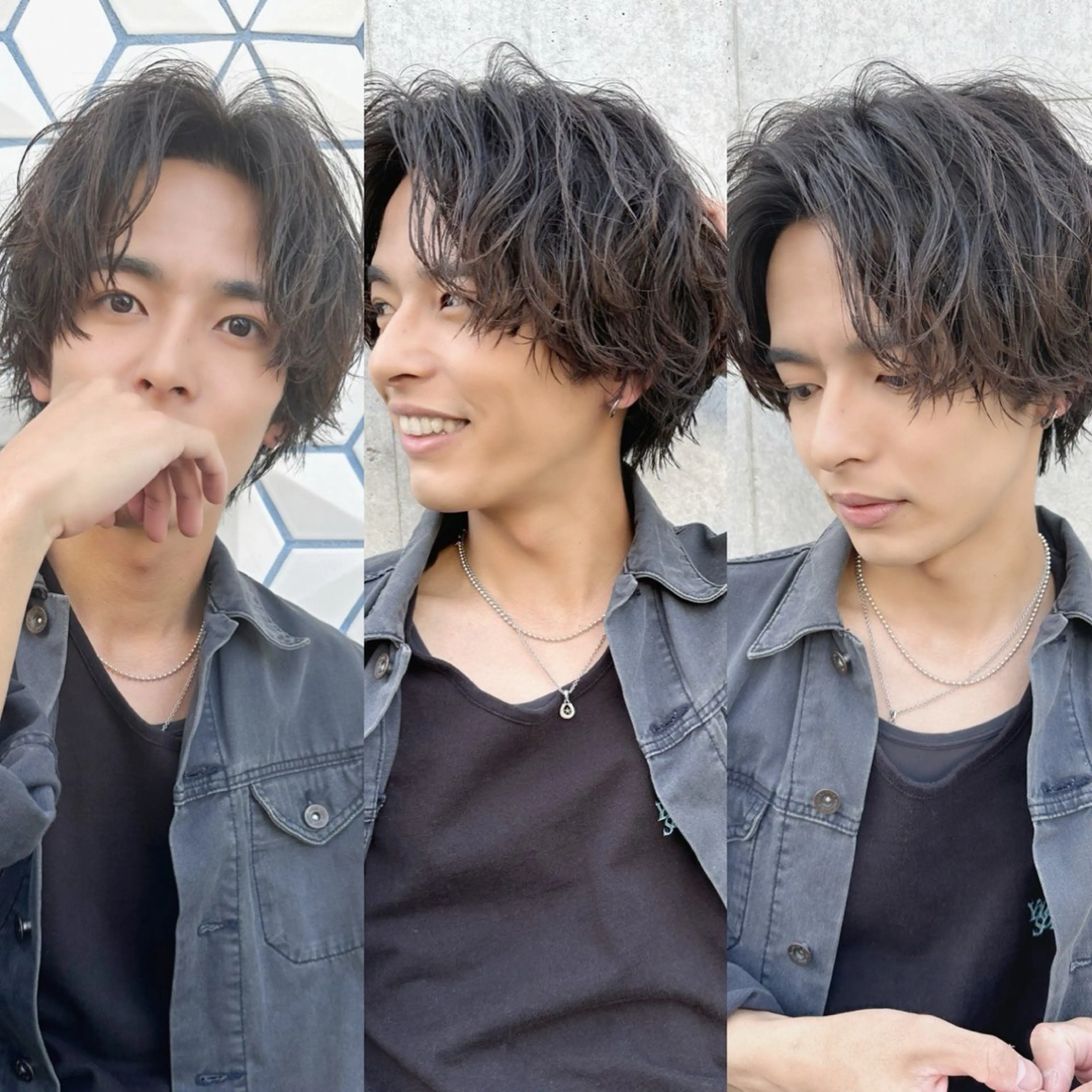 ショート パーマ メンズ 【メンズサロン】 BLUCK 横浜のヘアスタイル