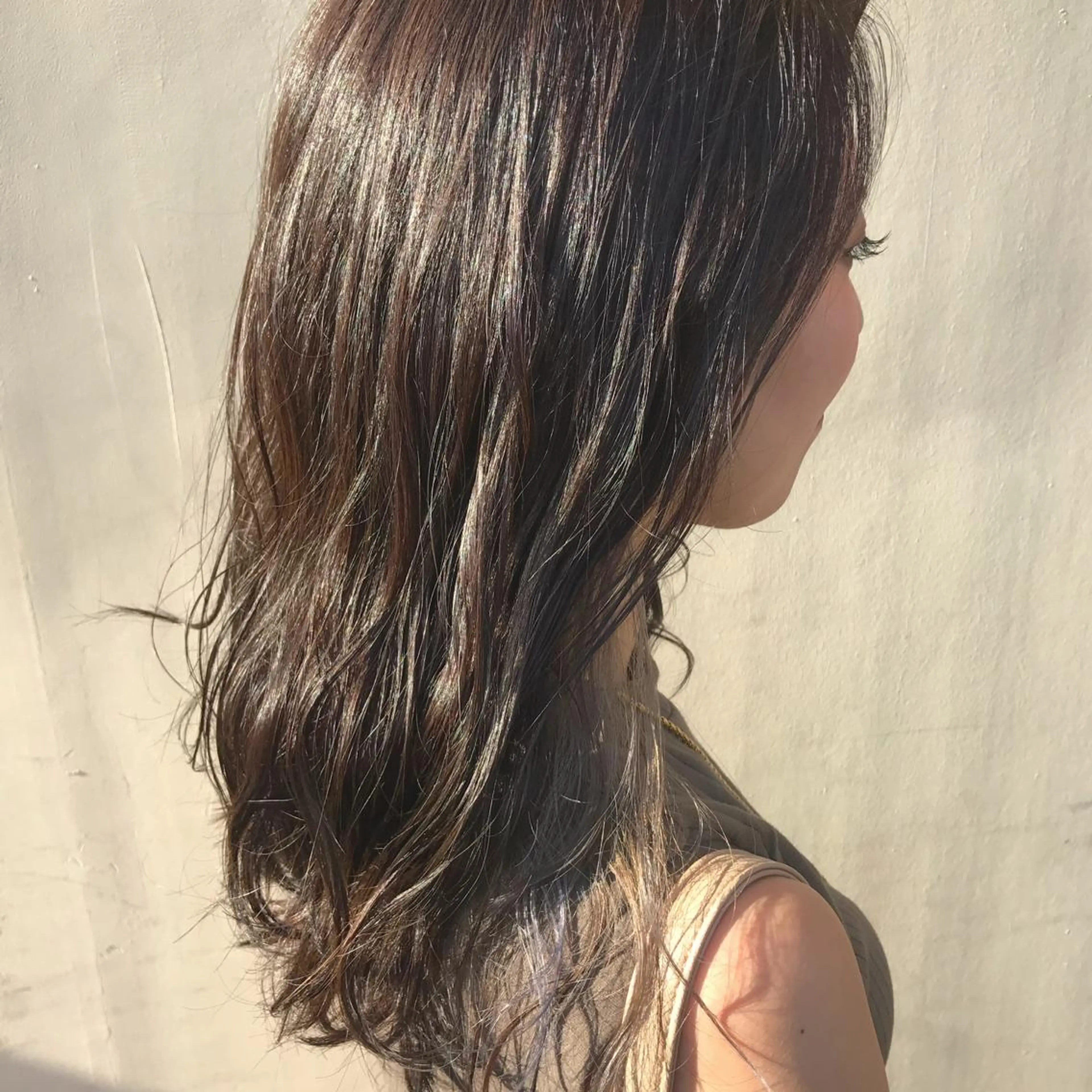 ミディアム カラー 艶髪育成サロン 京橋　shinのヘアスタイル