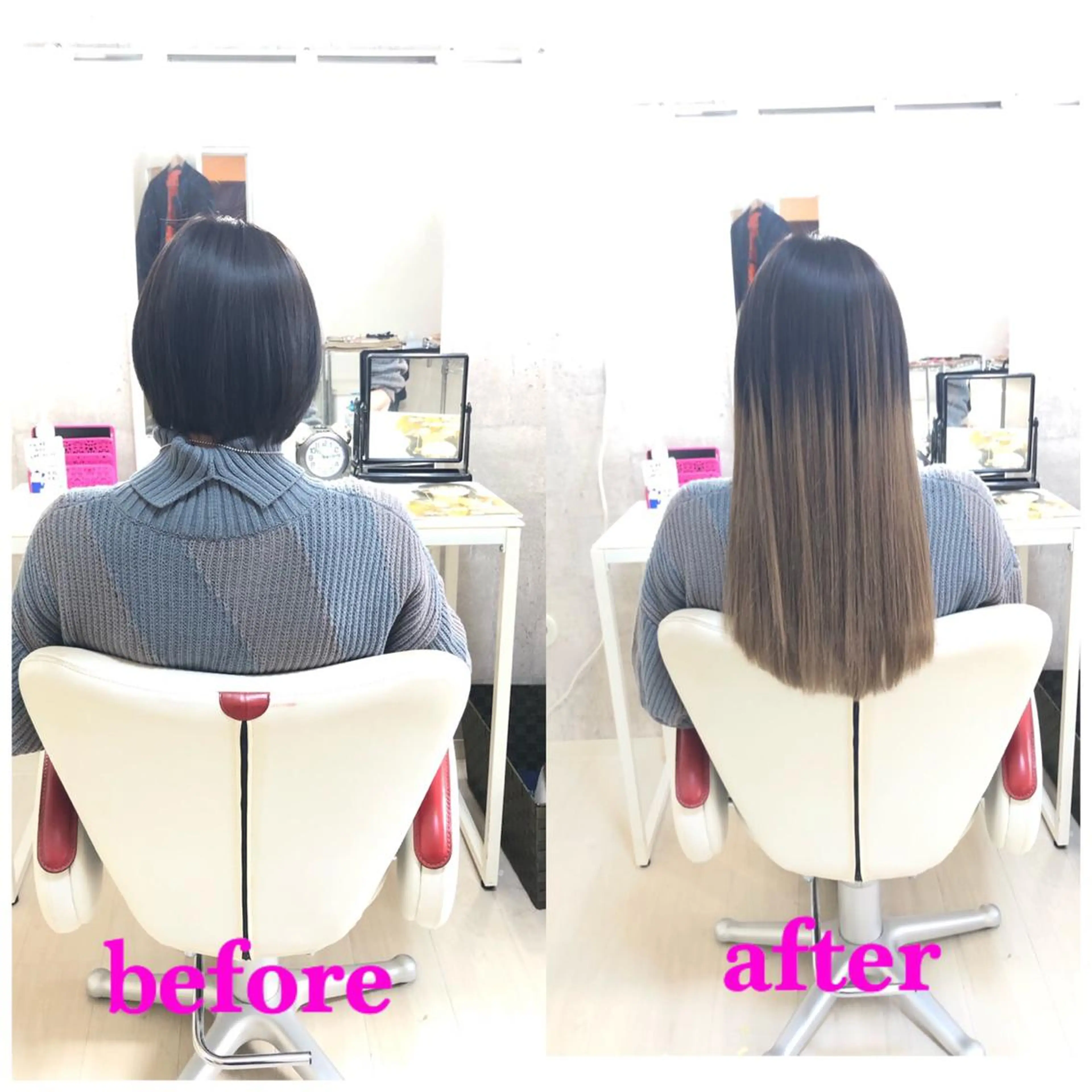 ロング エクステ ドレスアップ心斎橋店所属・🌸ドレスアップ 心斎橋店🌸のヘアスタイル