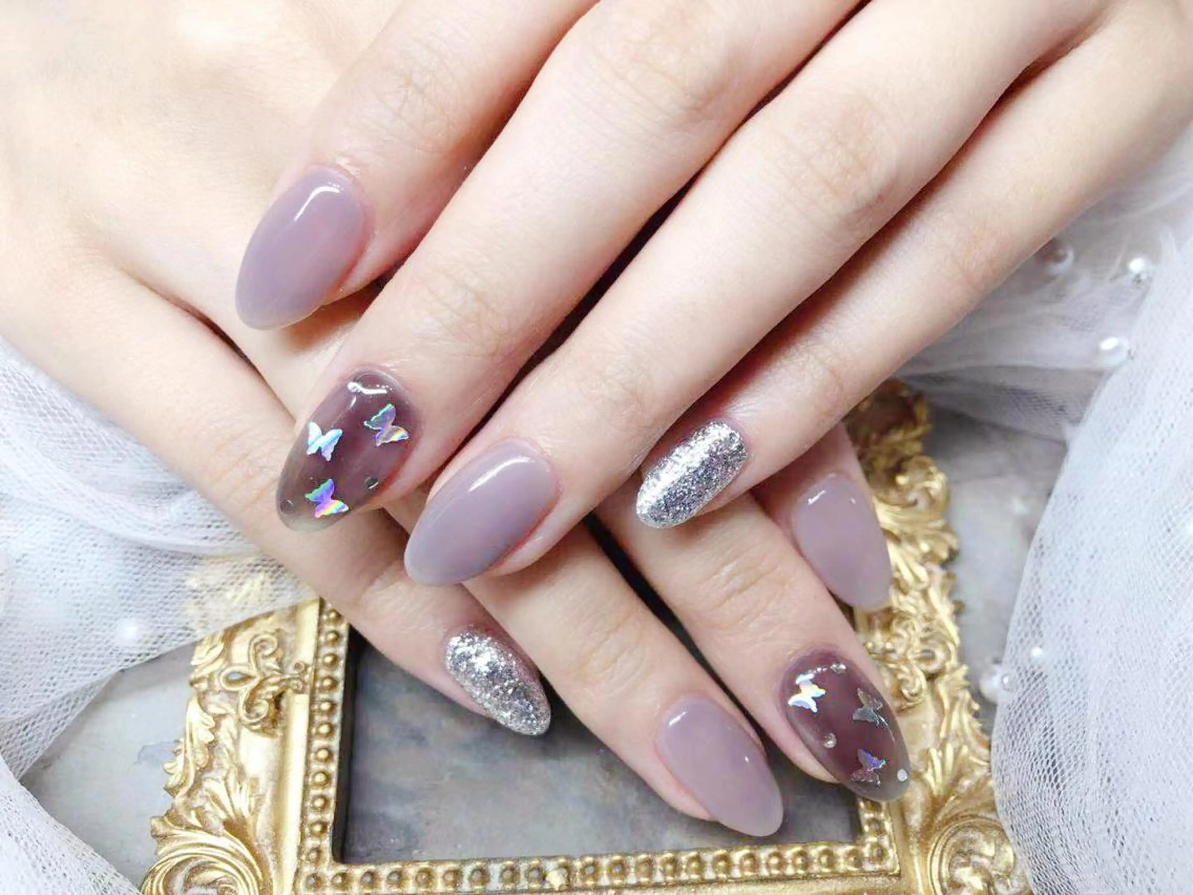 ネイル ハンドネイル マジックミラー所属・マジック ミラーのネイルデザイン