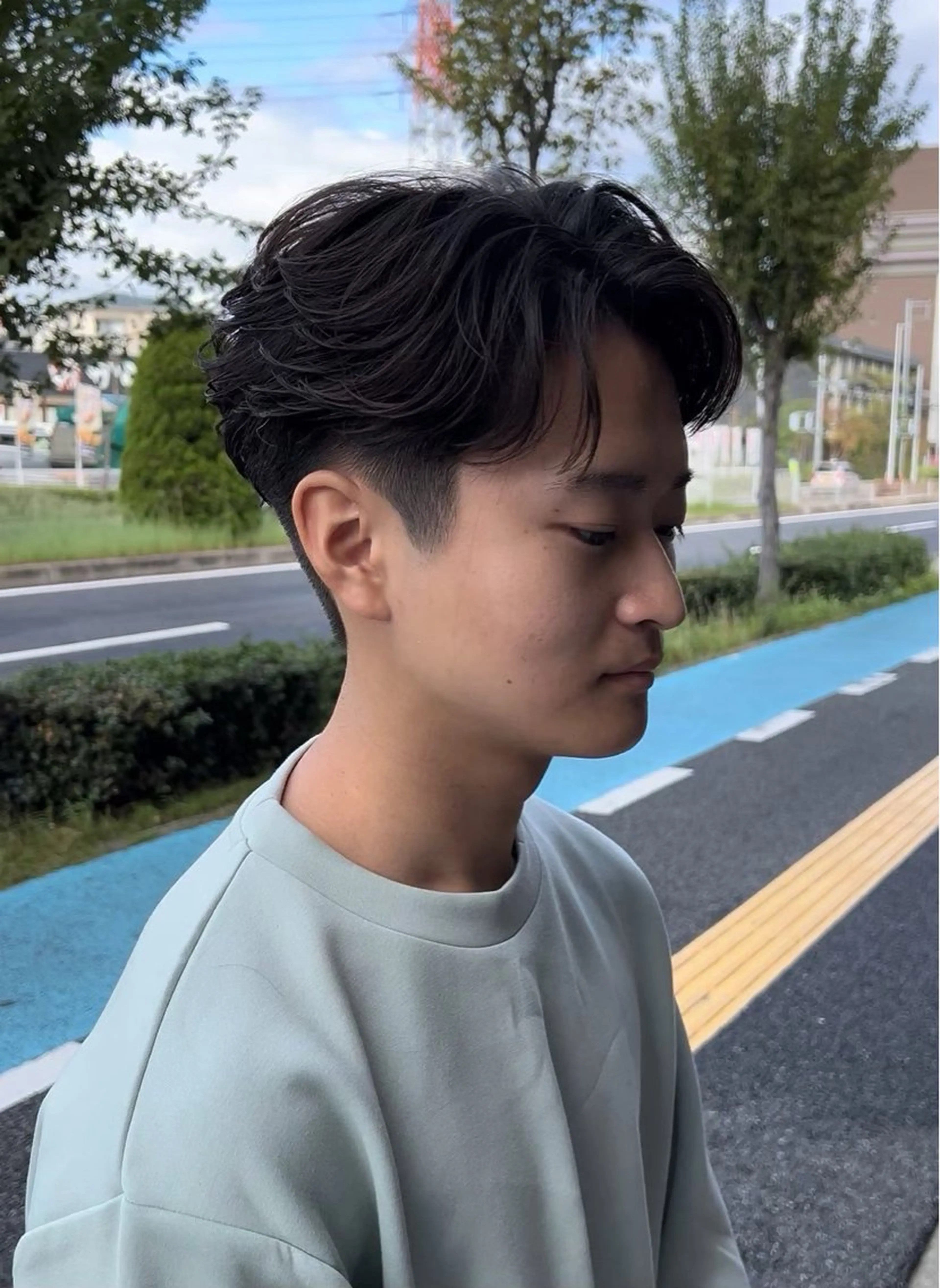 パーマ メンズ カット パーマ メンズサロンRomë 菜里のヘアスタイル