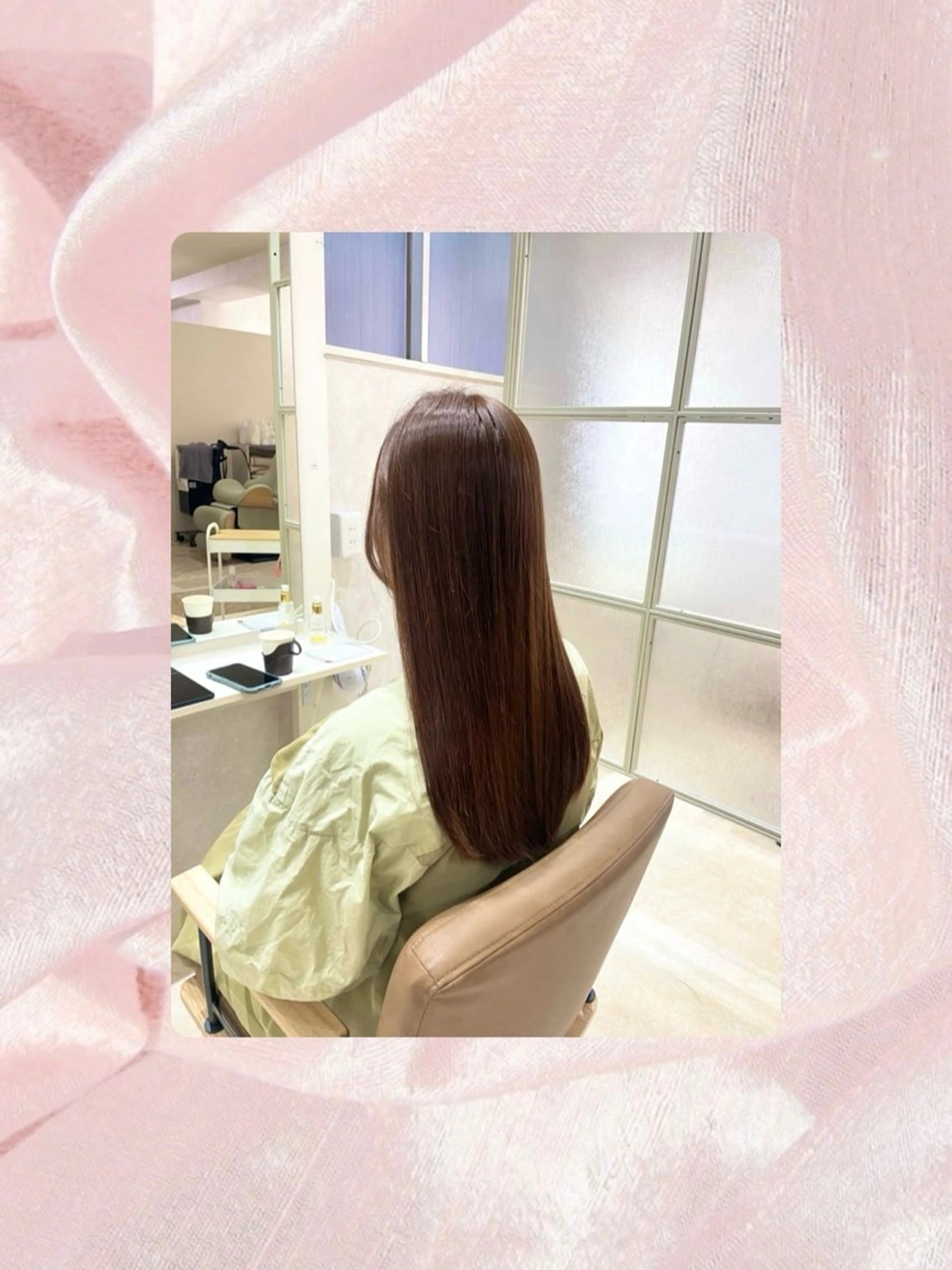 ロング ヘアカラー トリートメント ❤︎SAKURA 【Rico】❤︎のヘアスタイル