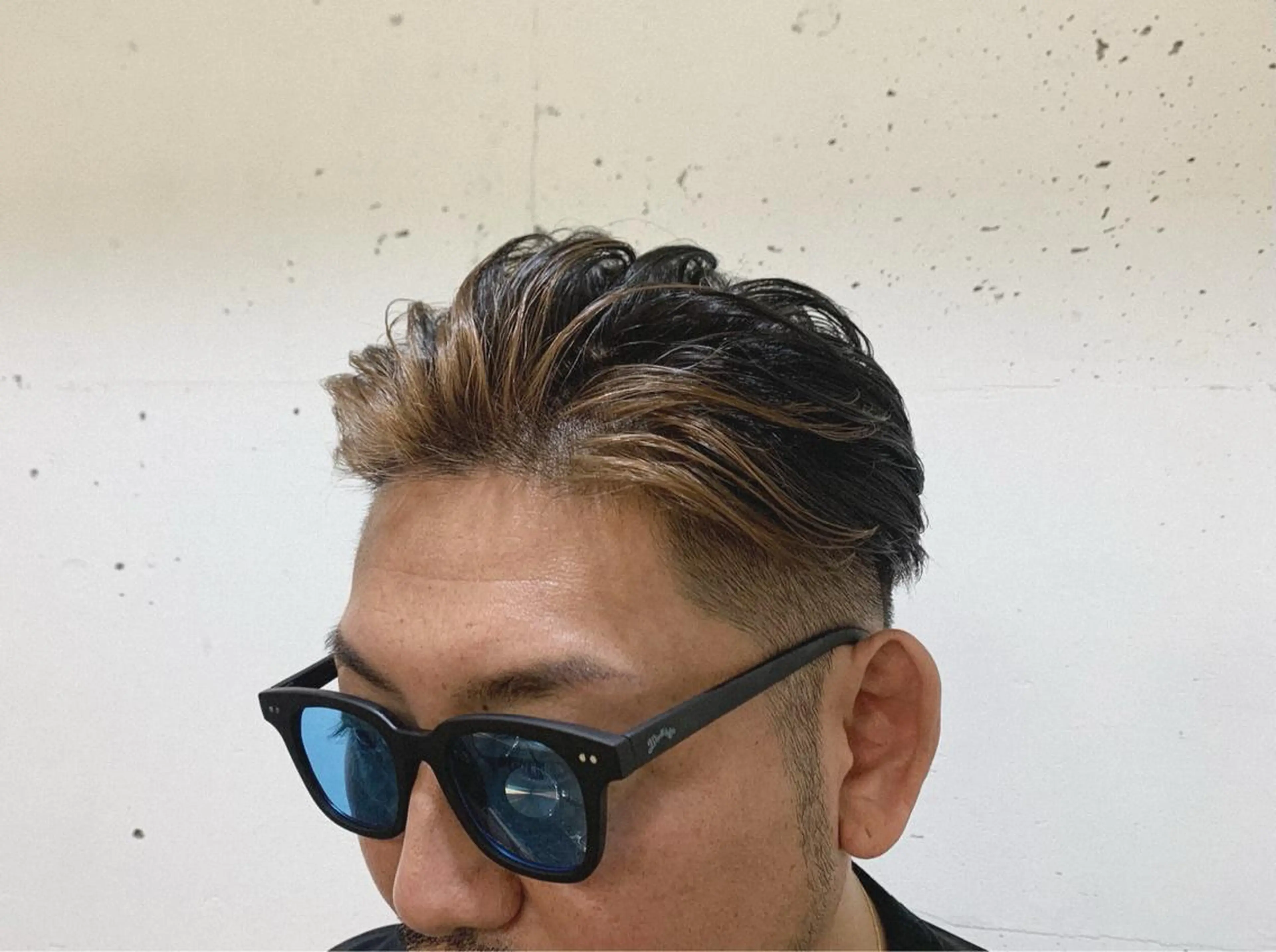 ショート カラー パーマ メンズ メンズハイライト ハイライトカラー ハイライト 千葉駅徒歩1分✂︎ 宮内のヘアスタイル