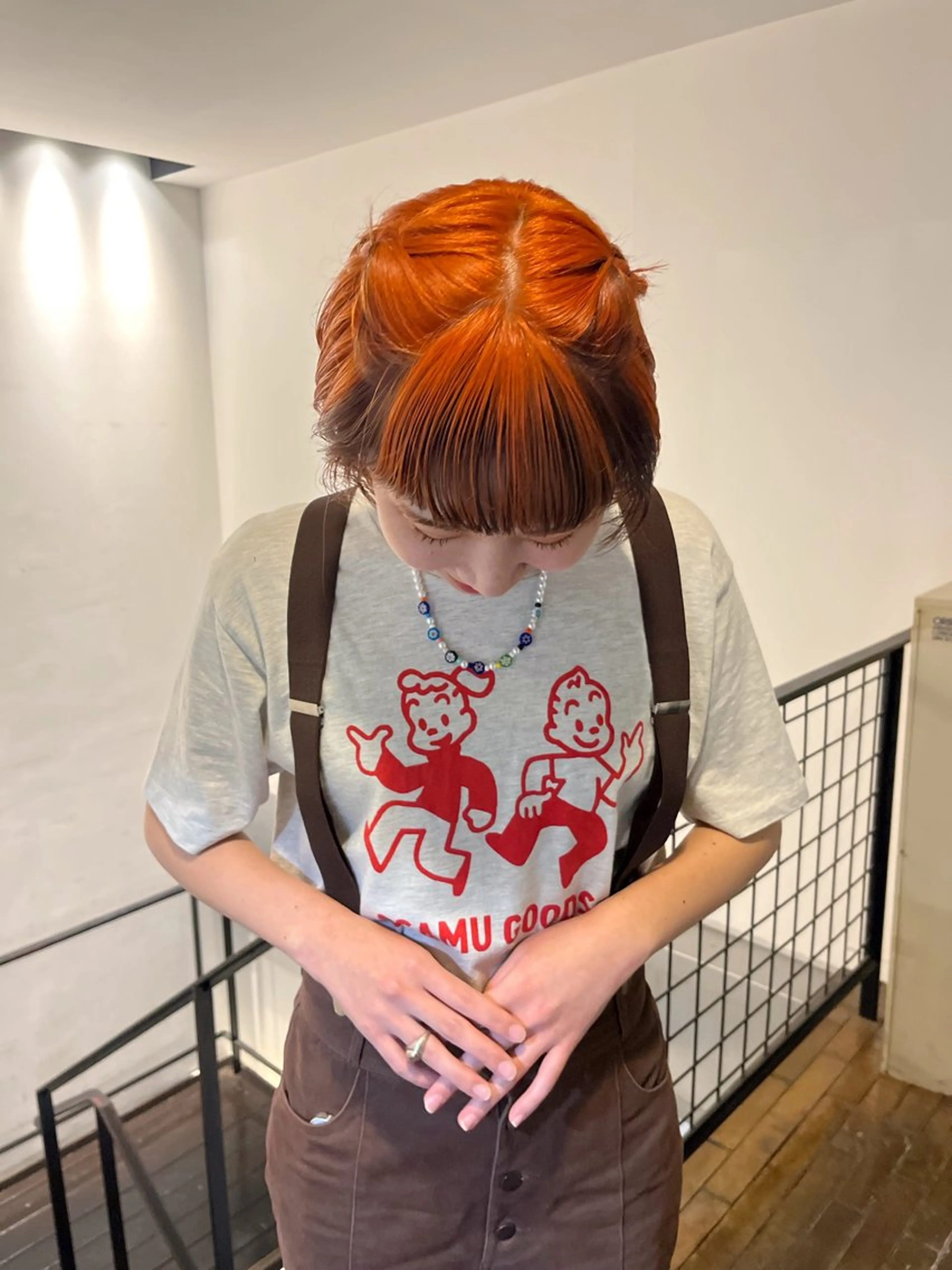 ショート カラー aya/メンズヘア/ メンズカット/ボブのヘアスタイル