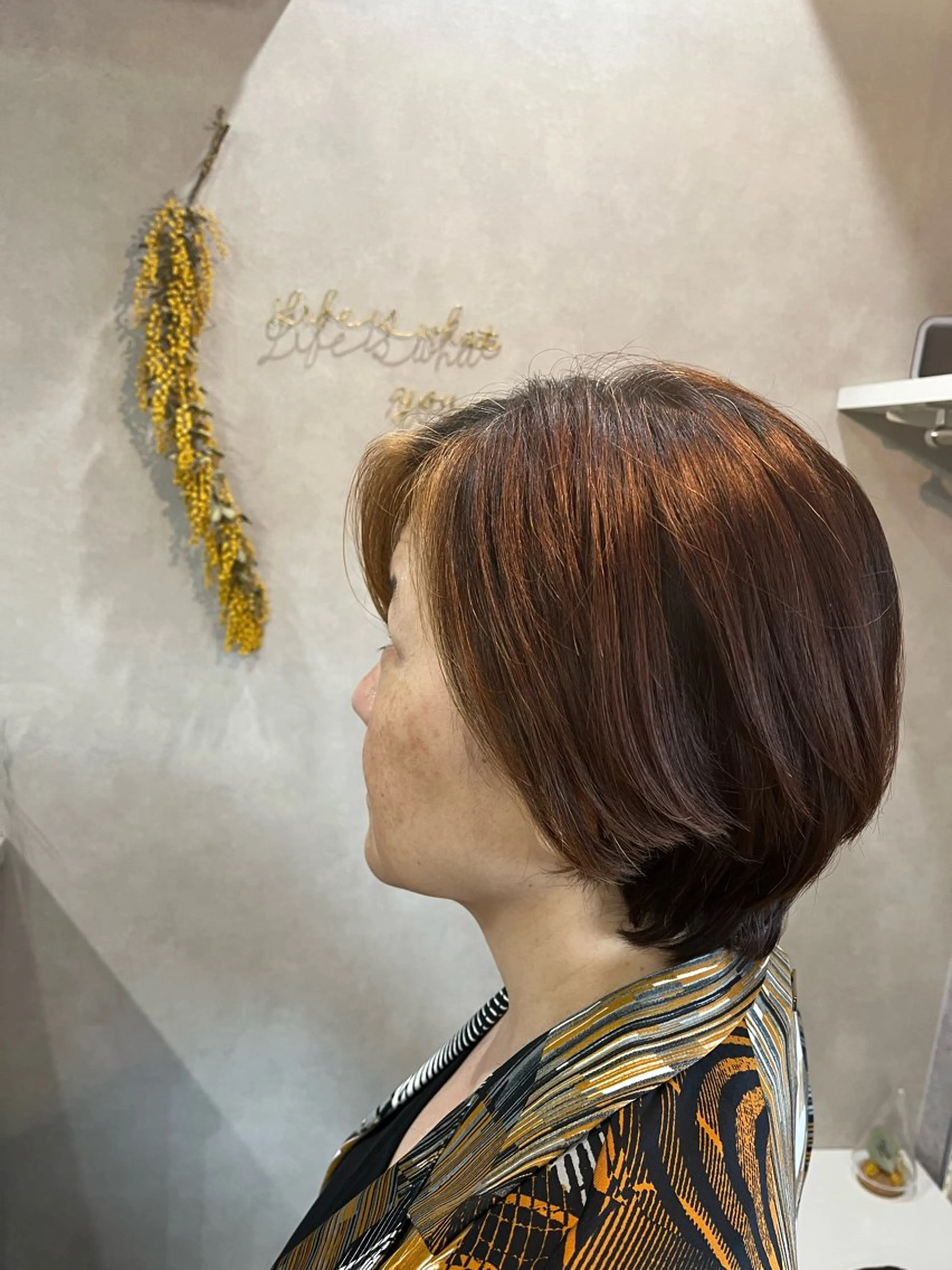 ショート Enne所属・ヤマモト ヒロミのヘアスタイル