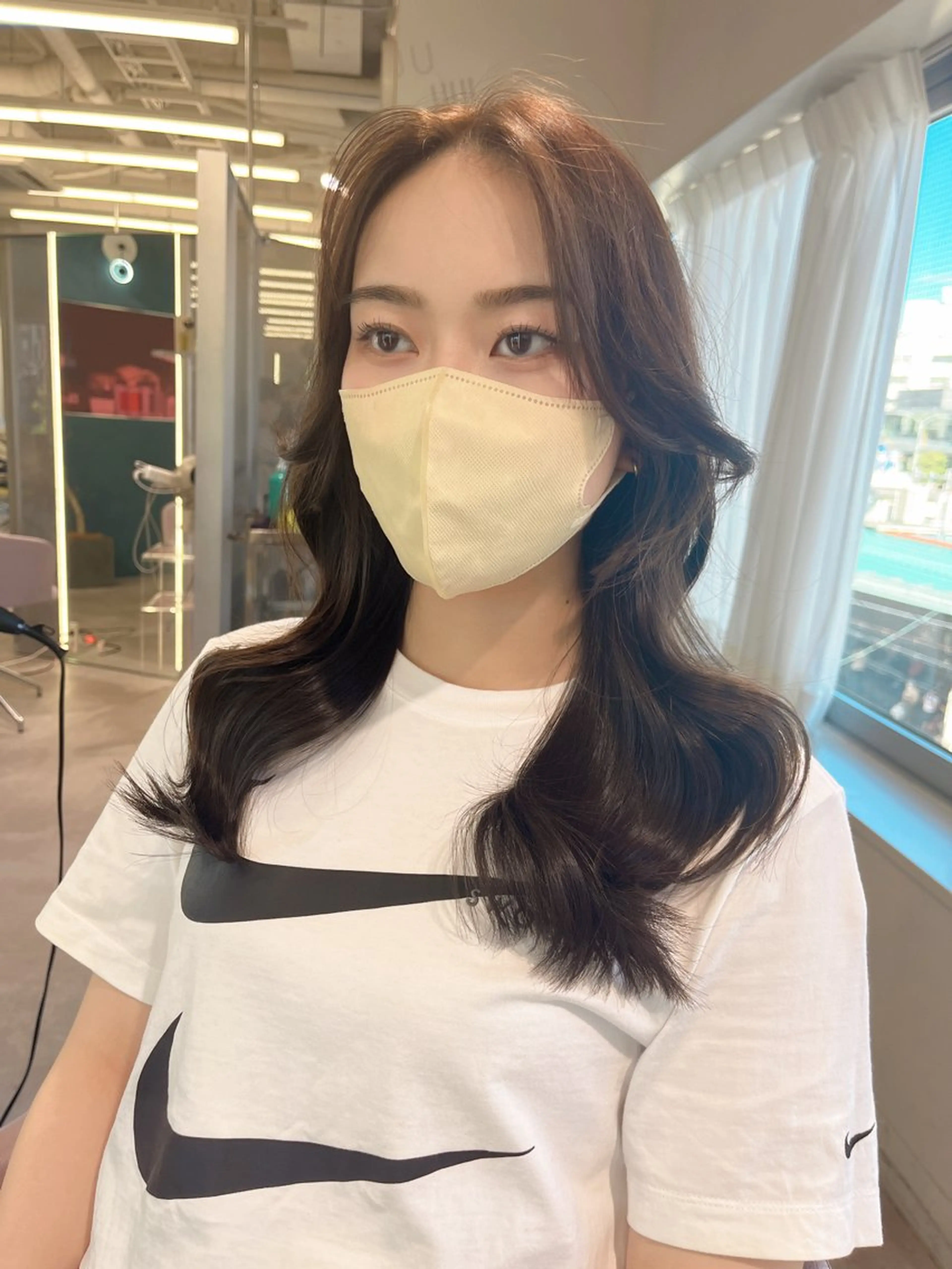 セミロング カラー ヘアアレンジ 韓国ヘア/髪質改善 TAKAHIROのヘアスタイル