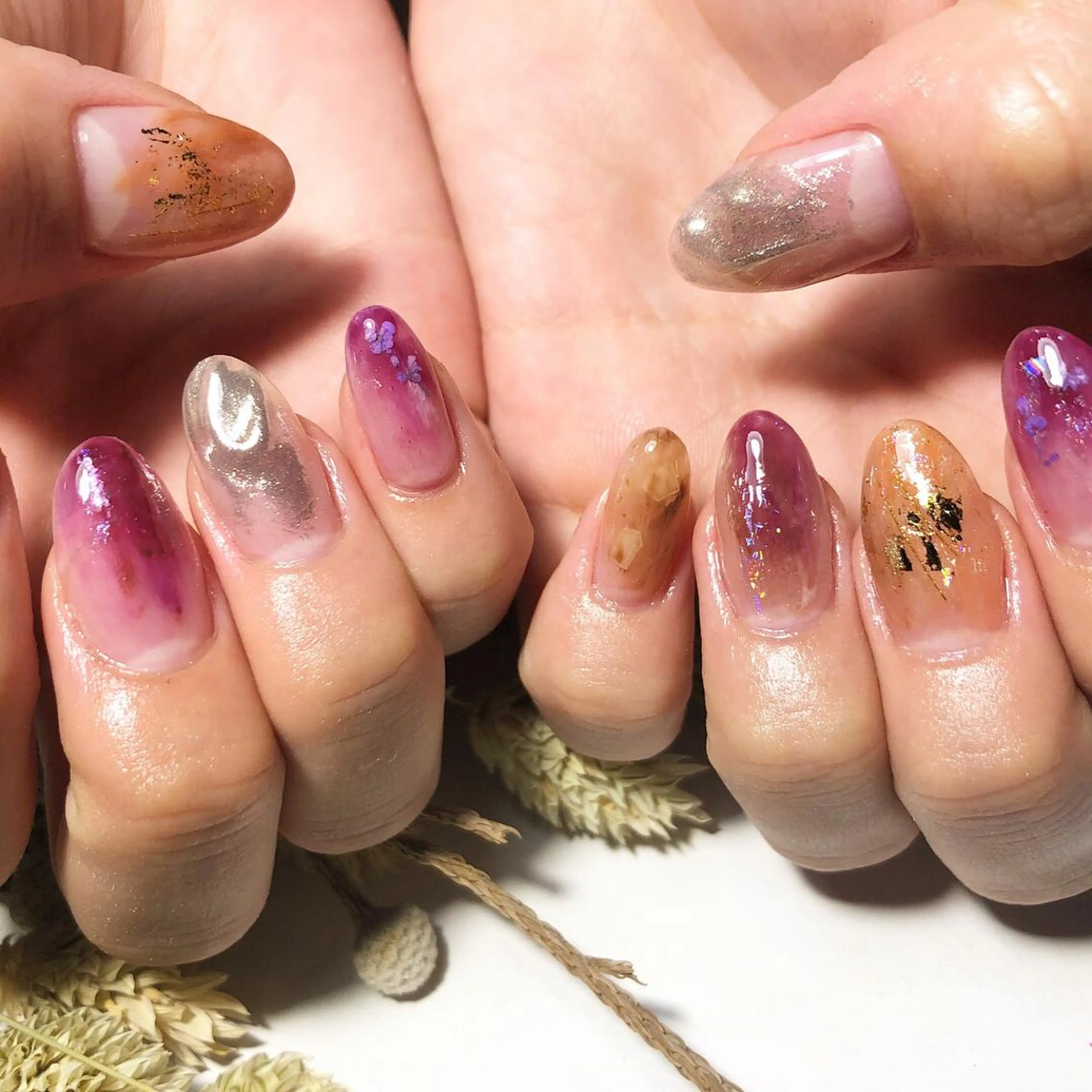 ネイル アートネイル ジェルネイル スカルプネイル ハンドネイル Nail salon Museのネイルデザイン