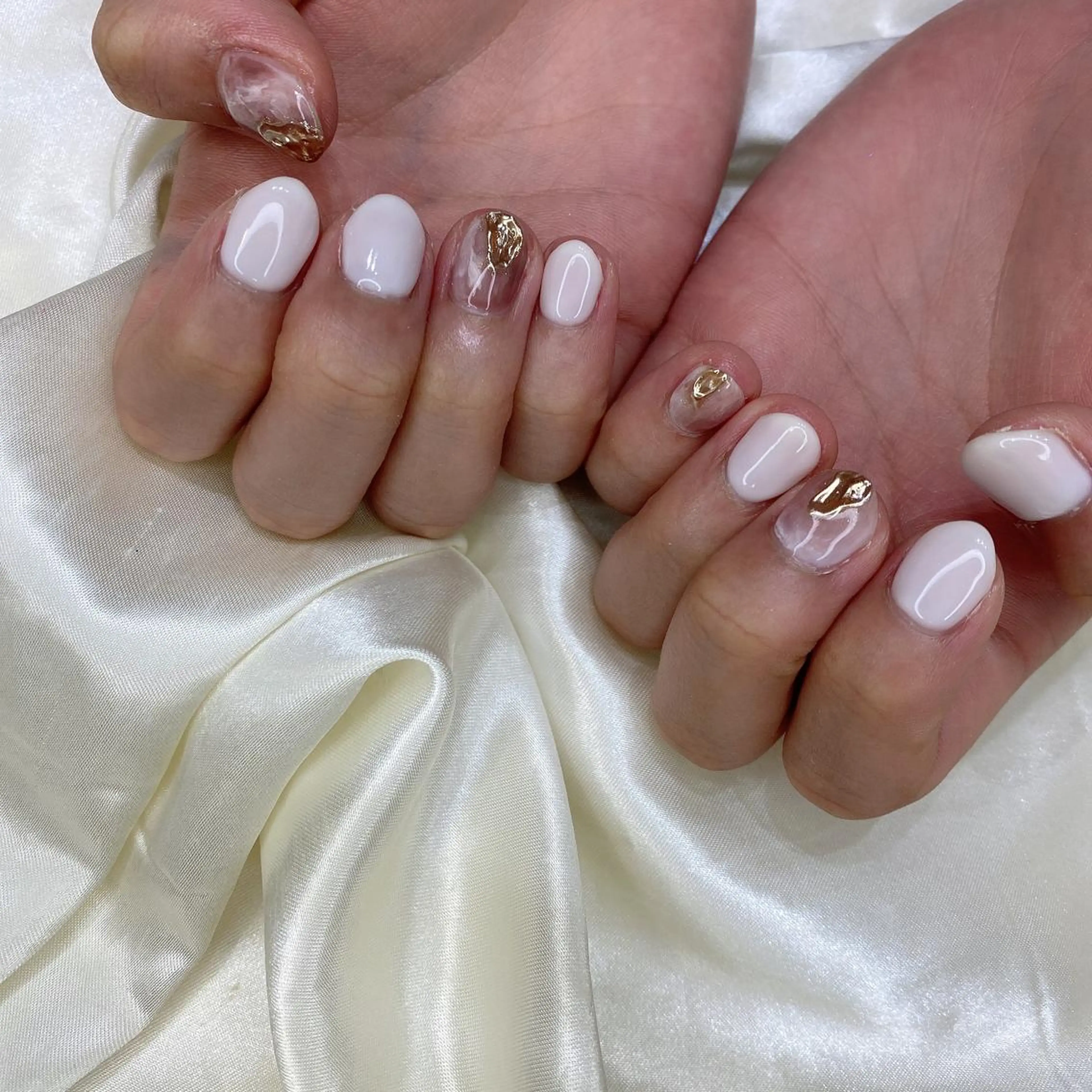 ネイル ハンドネイル 西岡 杏のネイルデザイン