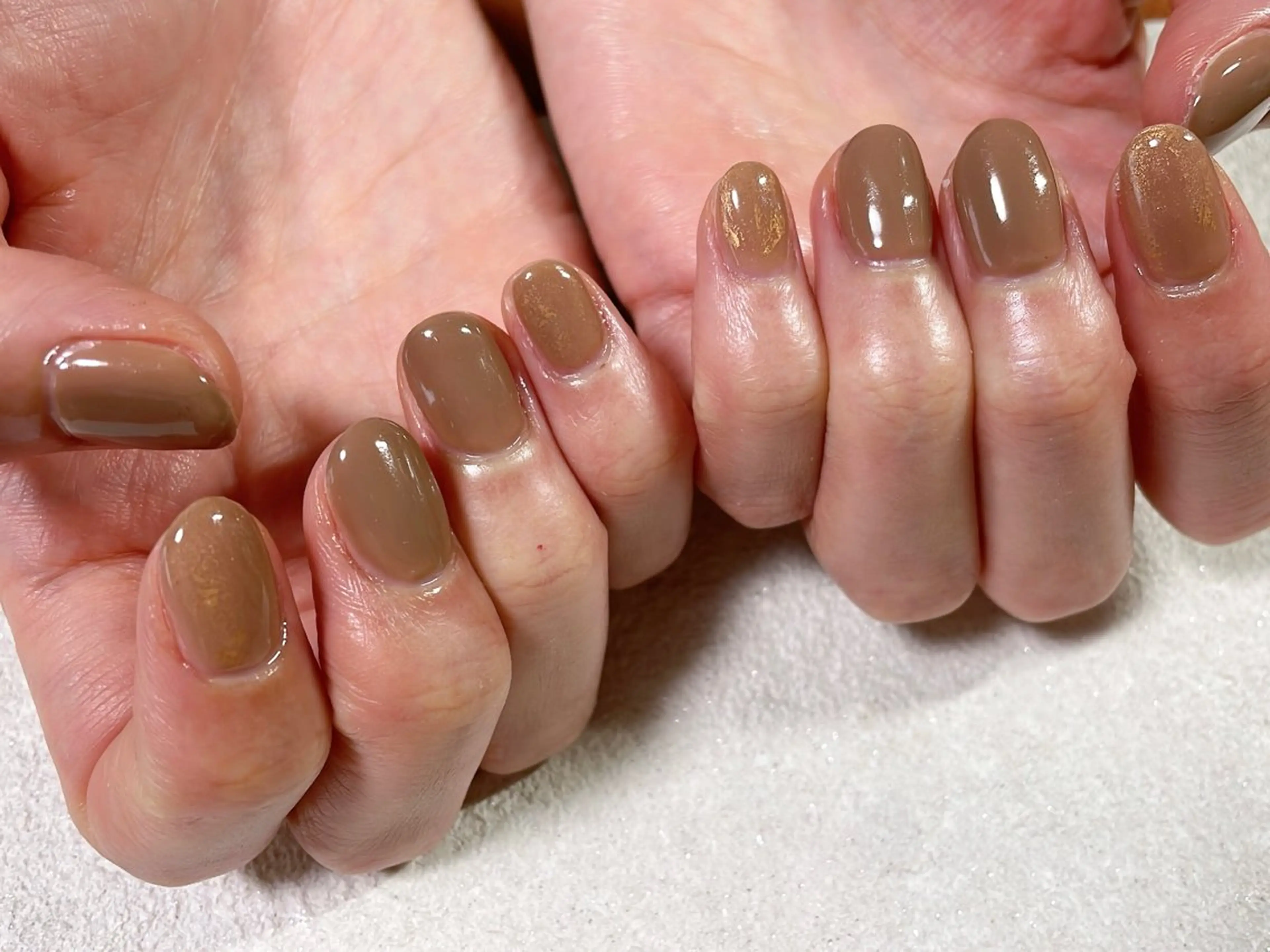 ネイル オーロラネイル フットネイル フレンチネイル ジェルネイル 韓国ネイル ハンドネイル kiki nail 二子玉川のネイルデザイン