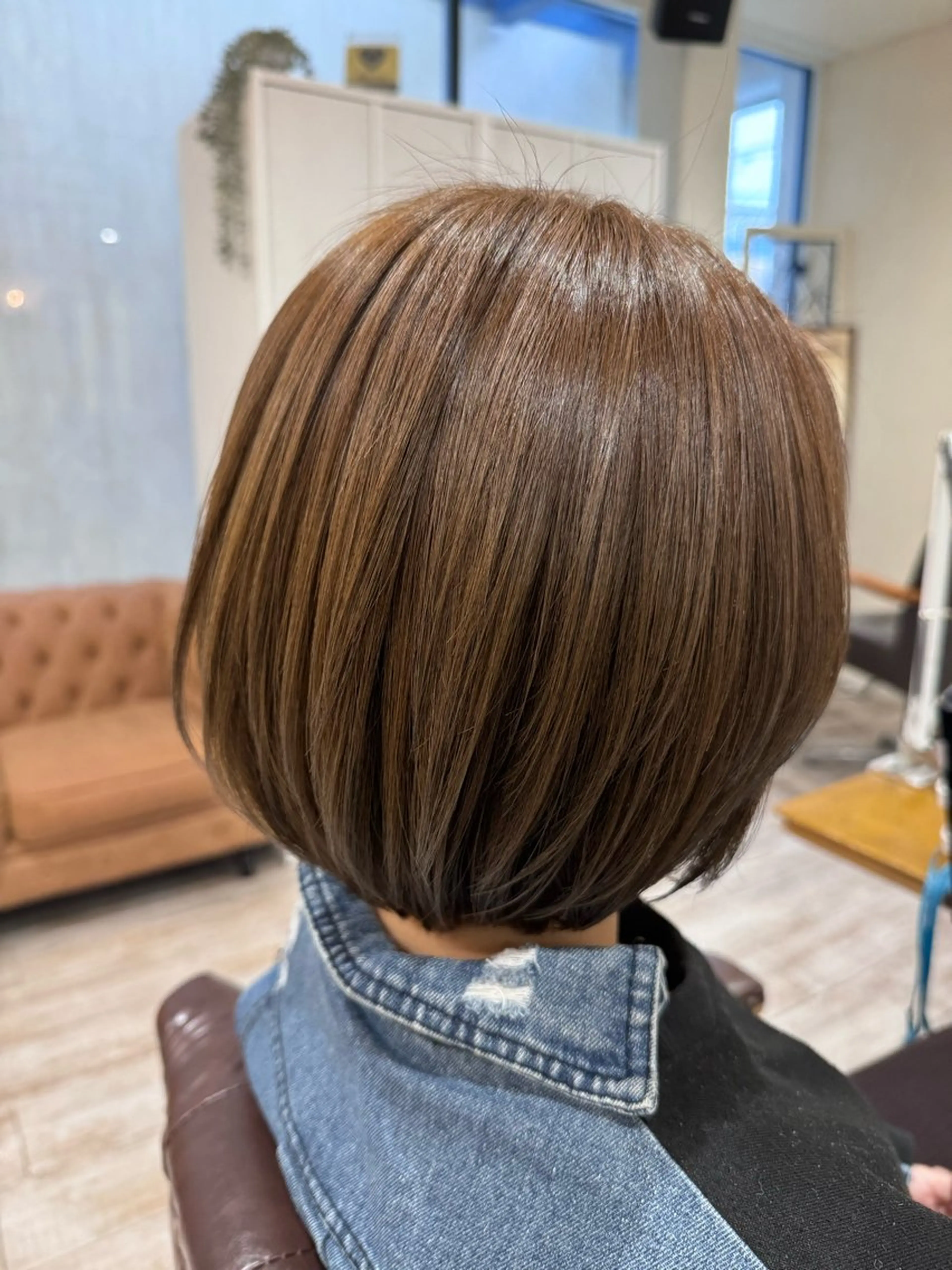 ショート カラー ショートボブ ベージュカラー ボブ ショートヘア カット ヘアカラー トリートメント 新越谷noble店長 松本拓也▶◀*.のヘアスタイル