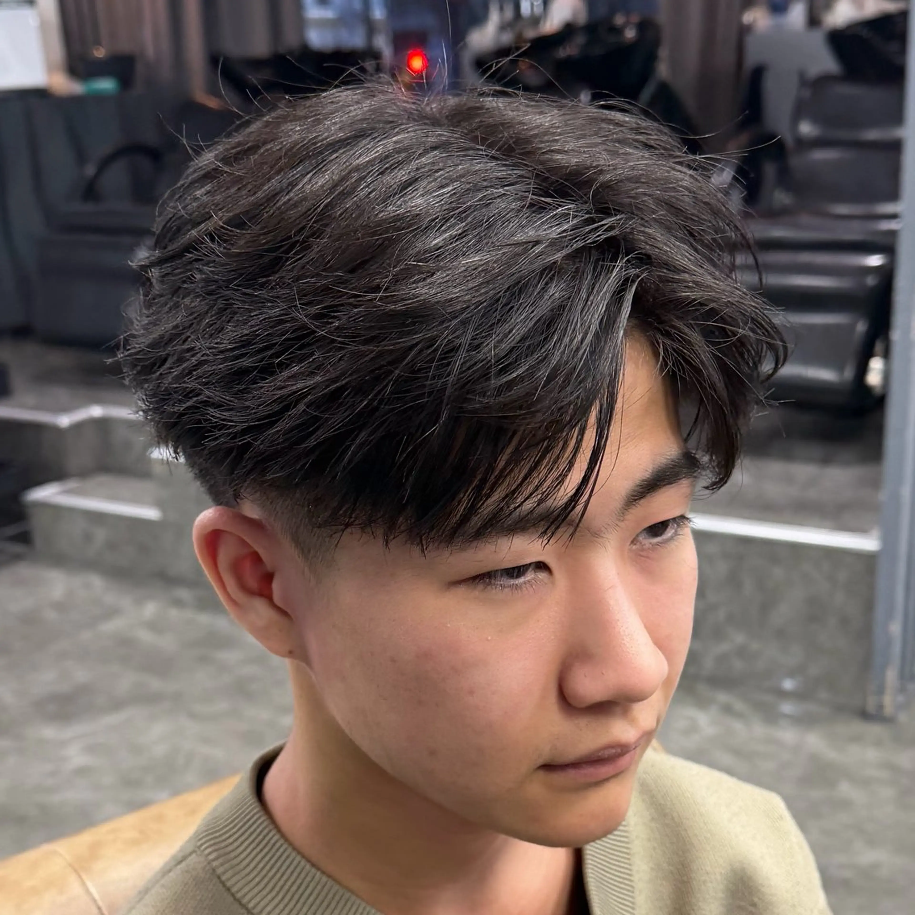 ショート パーマ メンズ カット パーマ 梅田/メンズパーマ /短髪/田中崇奨のヘアスタイル