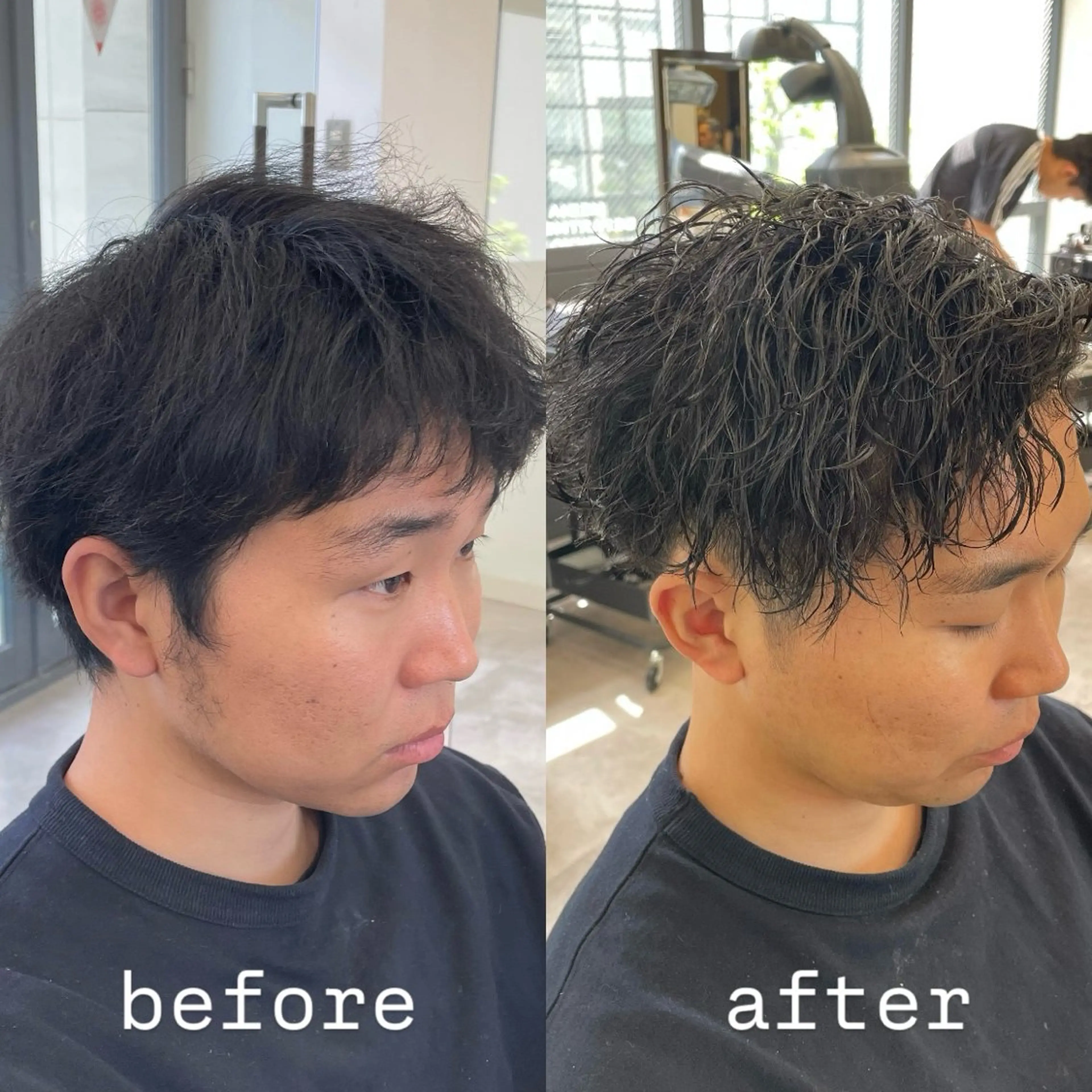 パーマ メンズ カット パーマ メンズ特化 / ツイスパ🔥高林拓斗のヘアスタイル