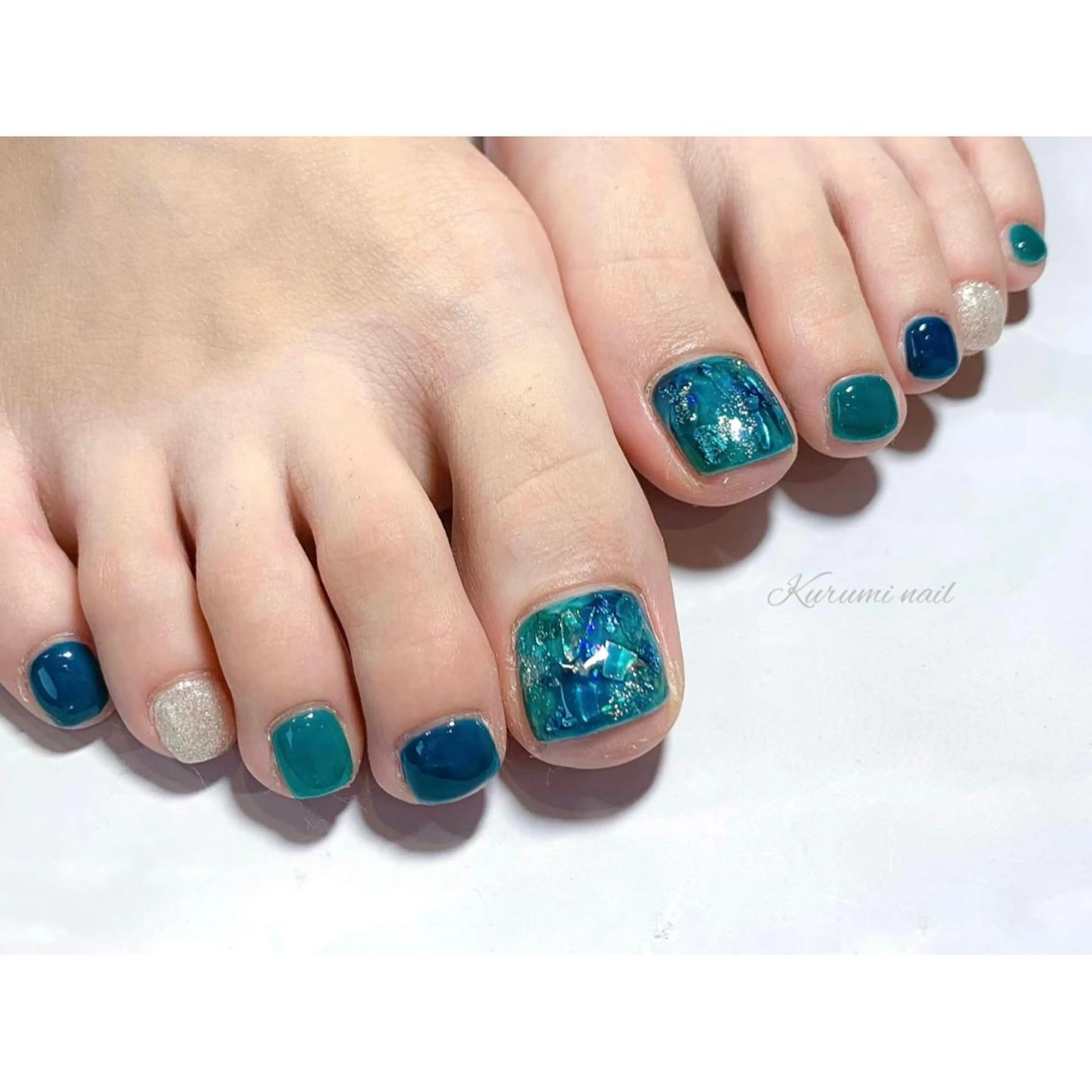 👣ミニモ限定価格☆フット 定額ネイル【オフ代無料】の写真