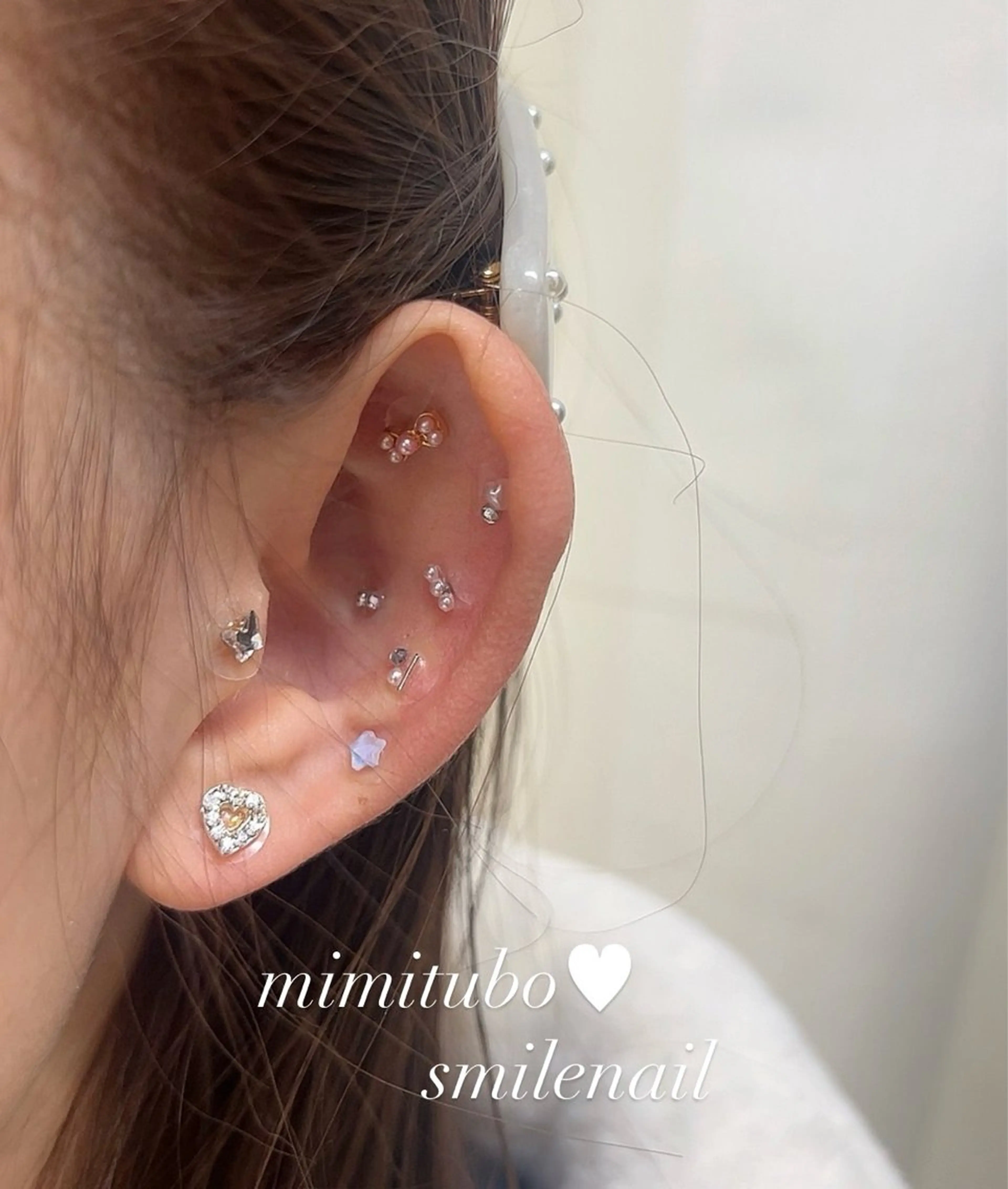 耳ツボジュエリー💎両耳16粒の写真