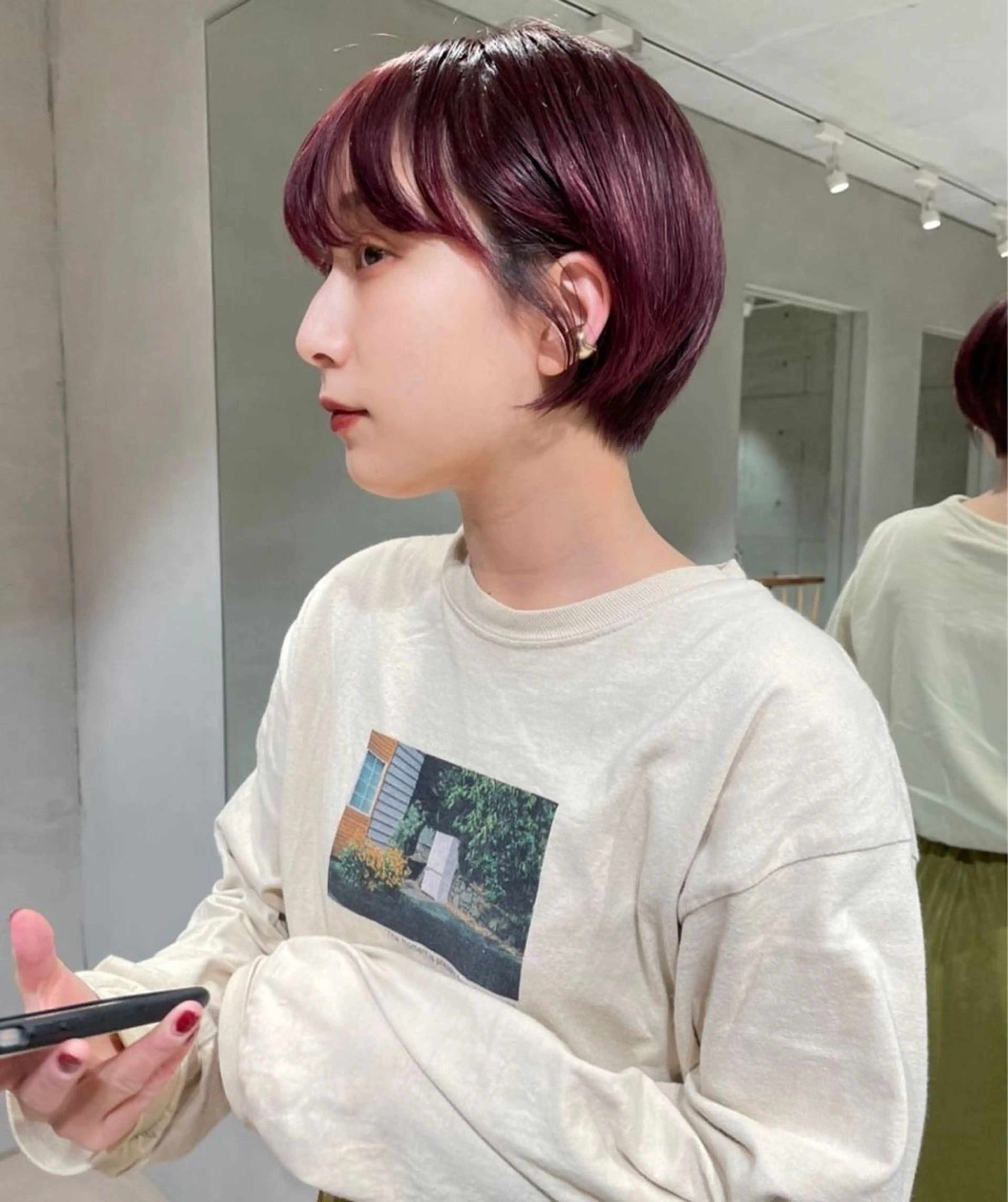 ショート ショートボブ 丸みショート ボブ ショートヘア tete nico所属・似合わせ/ヘアカラー nanami🌸のヘアスタイル