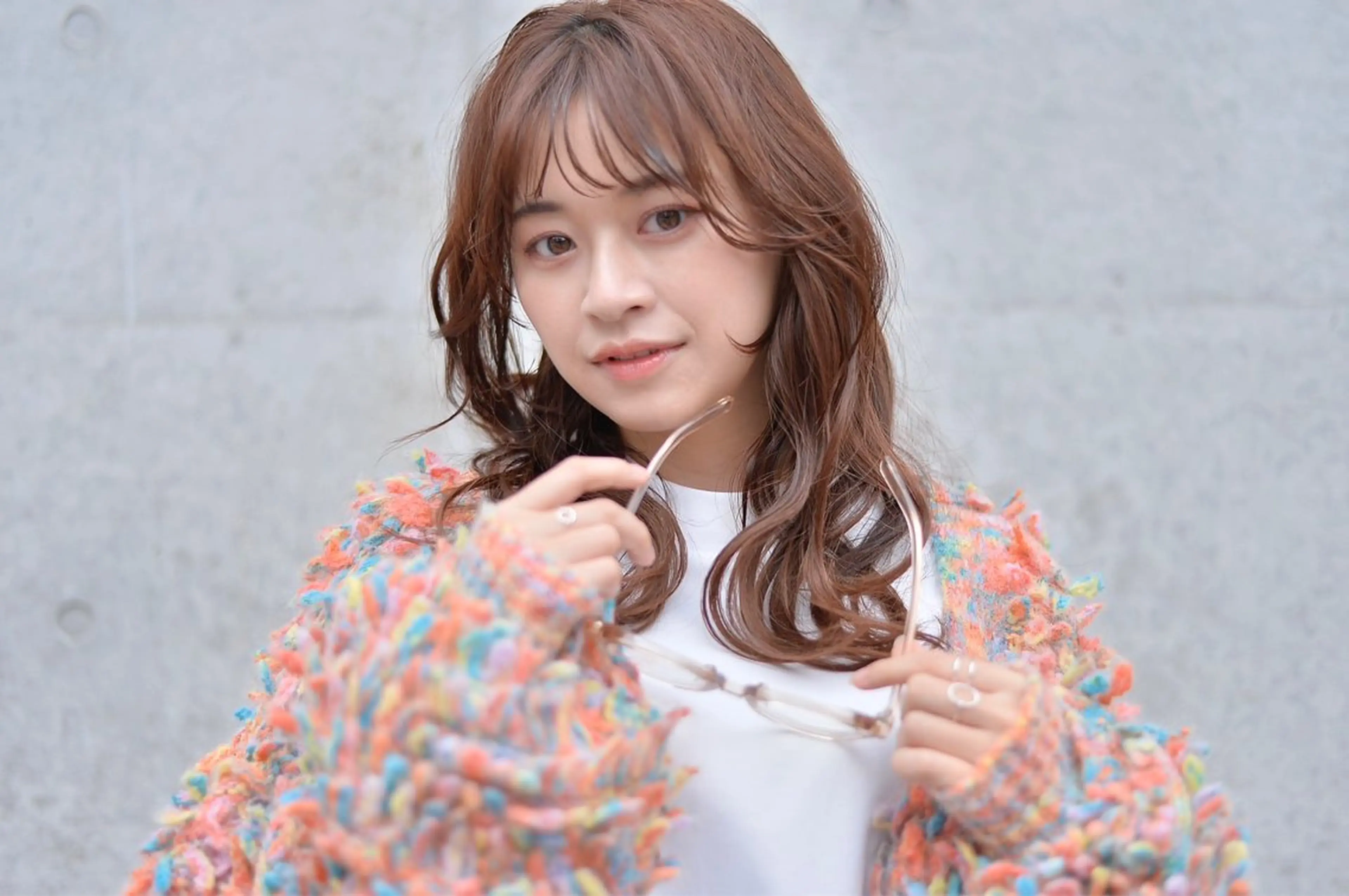 セミロング 松村 ひかりのヘアスタイル