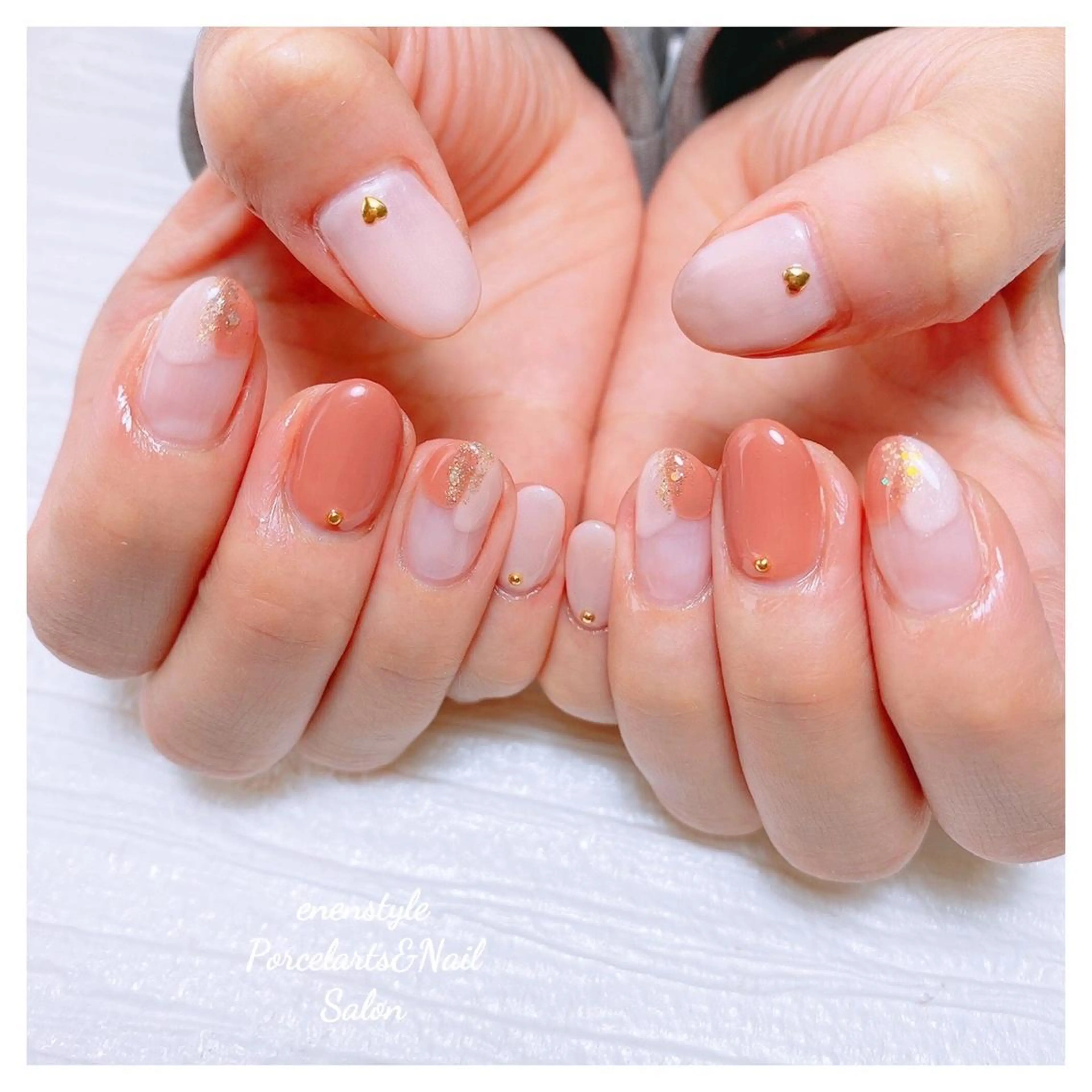 ショート ネイル ハンドネイル 👑enen style👑のネイルデザイン