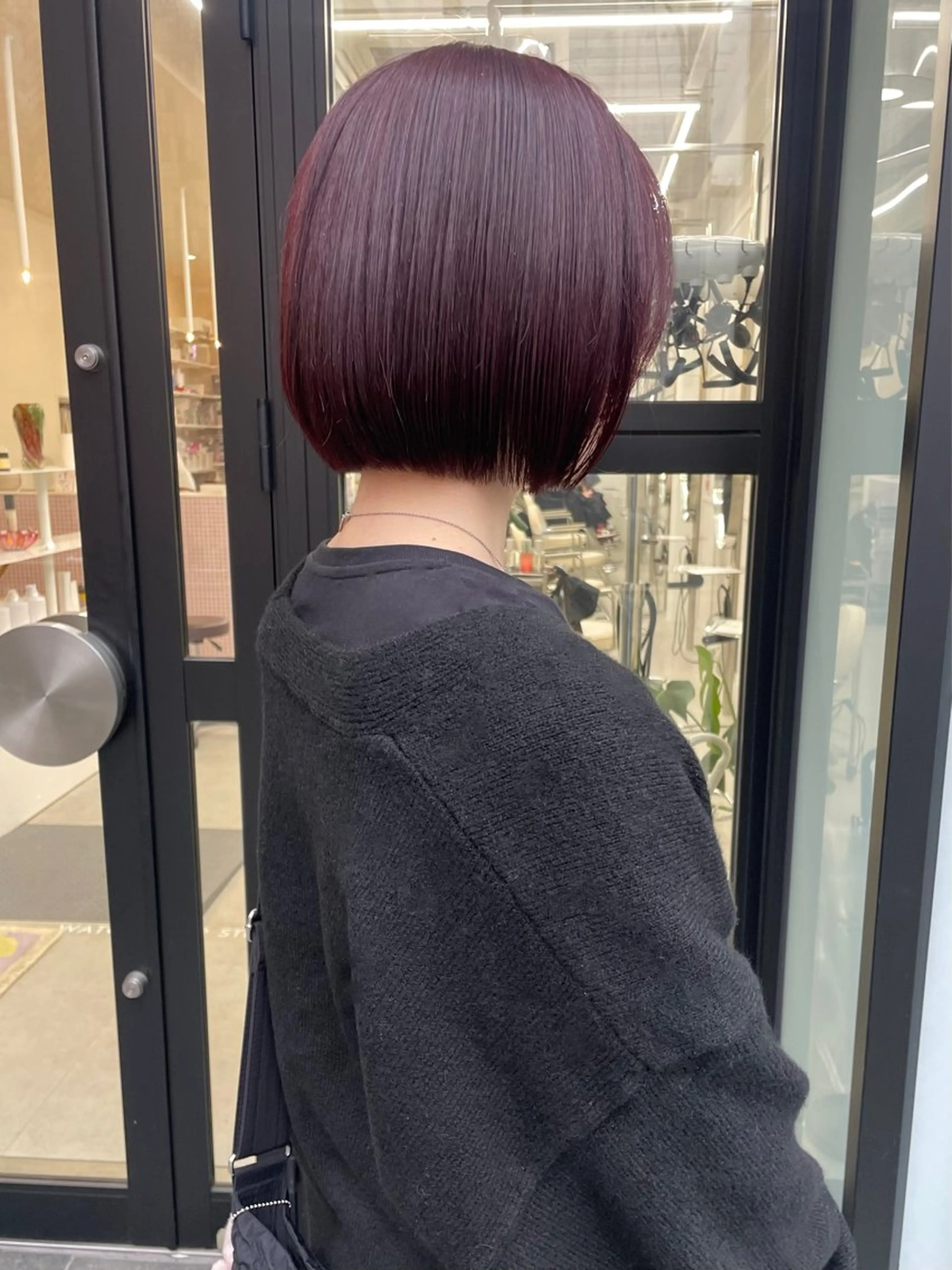 ショート ヘアカラー トリートメント ボブカットモデル/パ ーマ/harunaのヘアスタイル