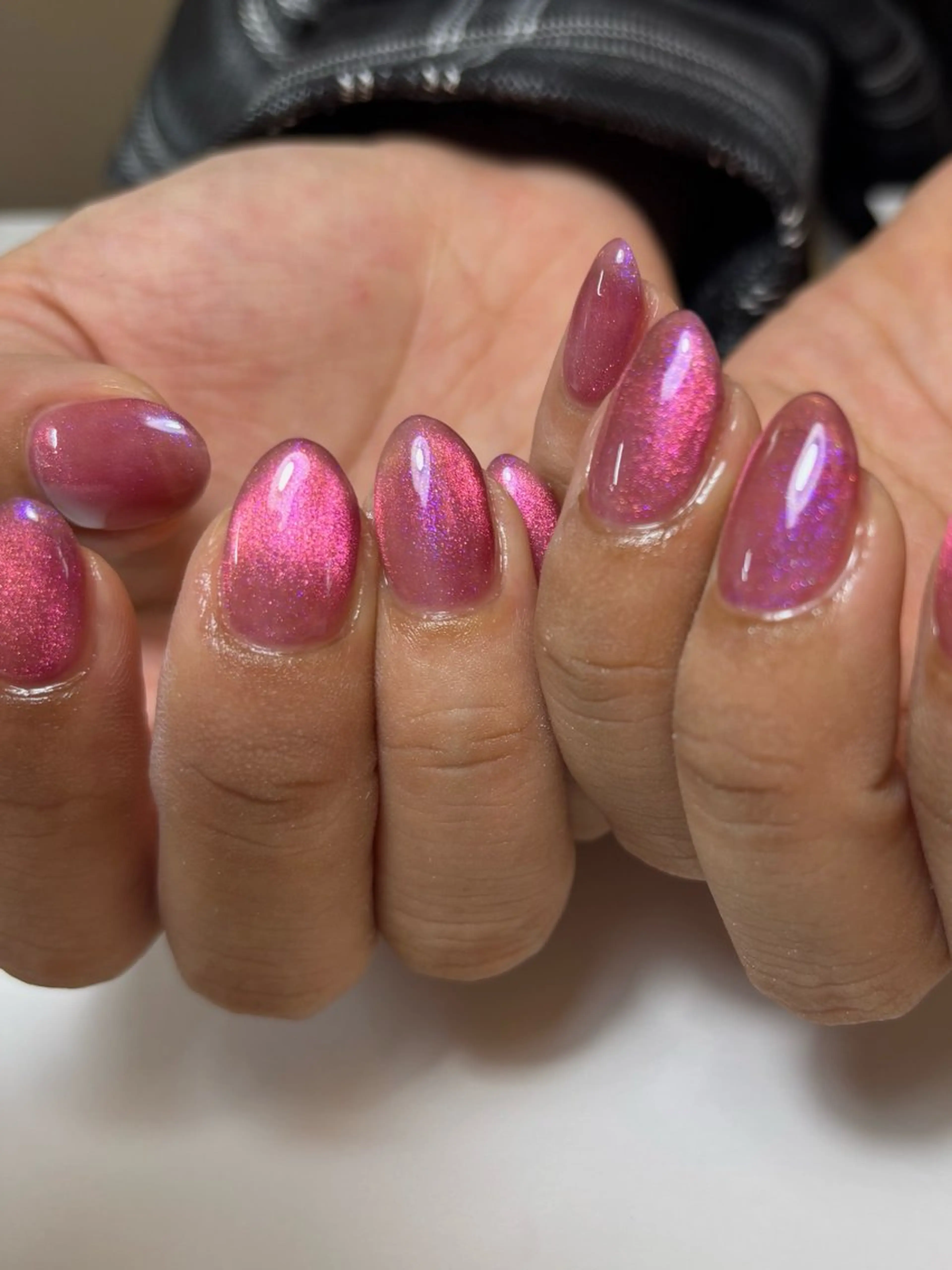 ネイル マグネットネイル ピンク is.nail 🌷sonokoのネイルデザイン