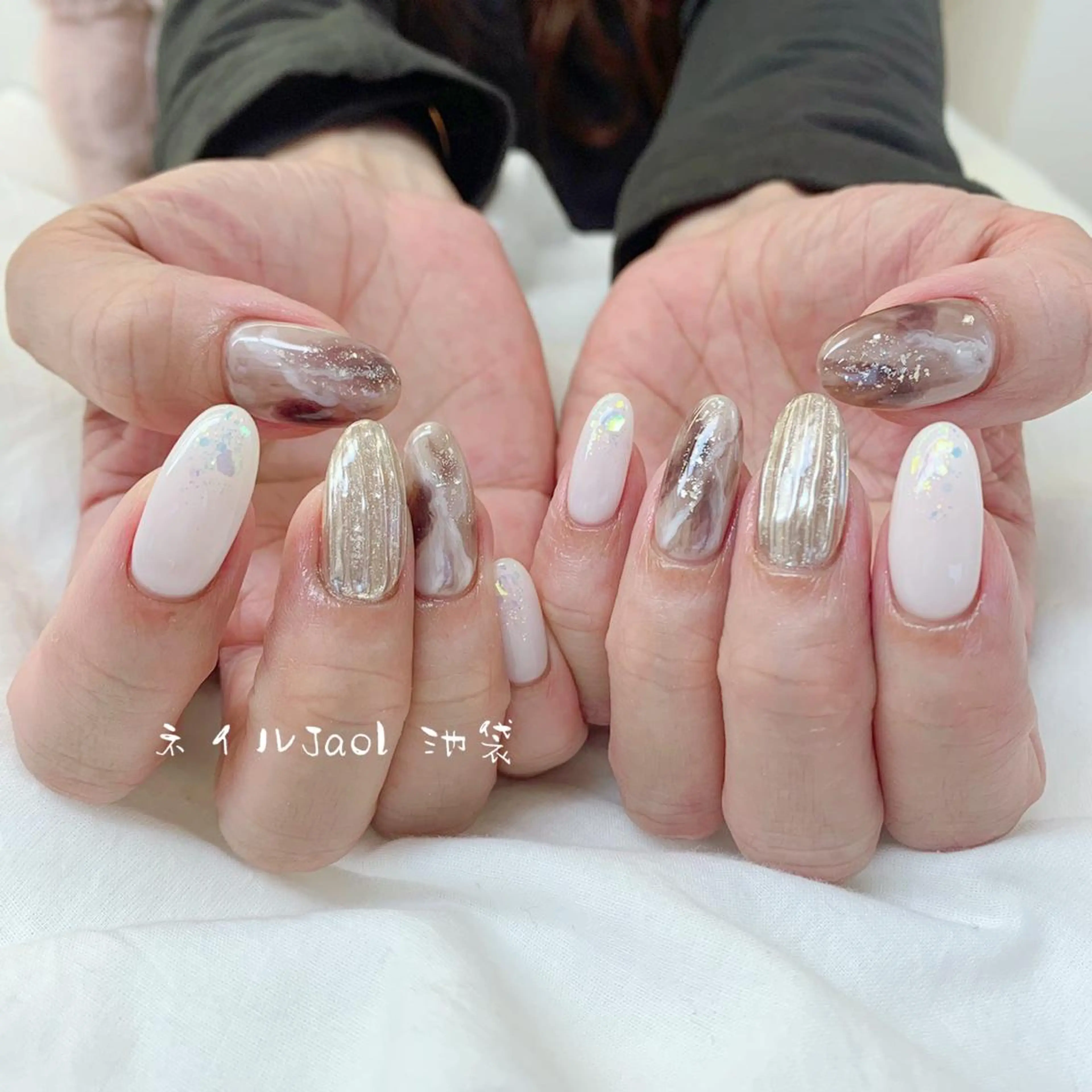 セミロング nail jaol池袋店所属・ネイルJaol 池袋のネイルデザイン