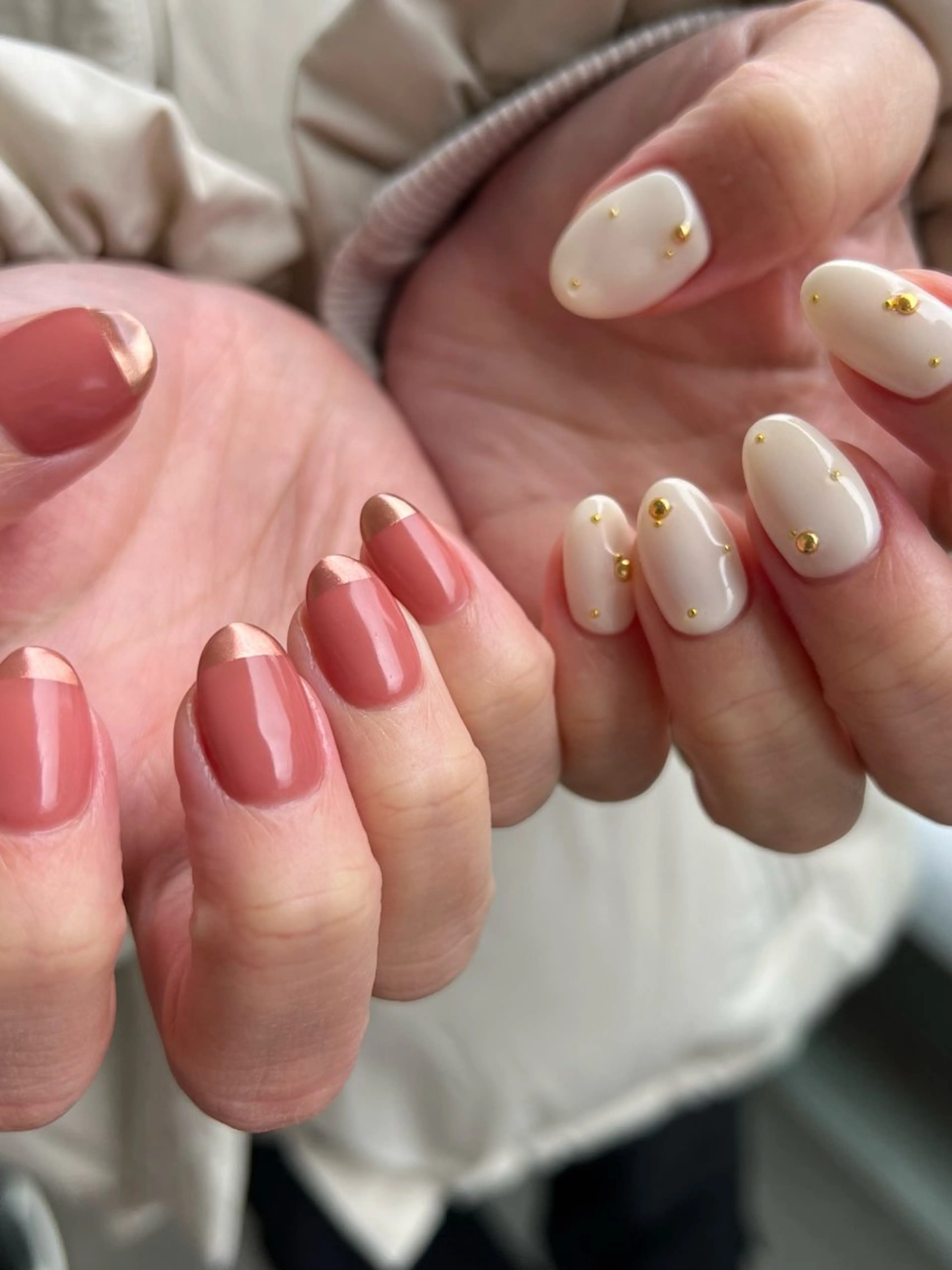 ネイル ピンク 春ネイル 黄色 kuga amiのネイルデザイン