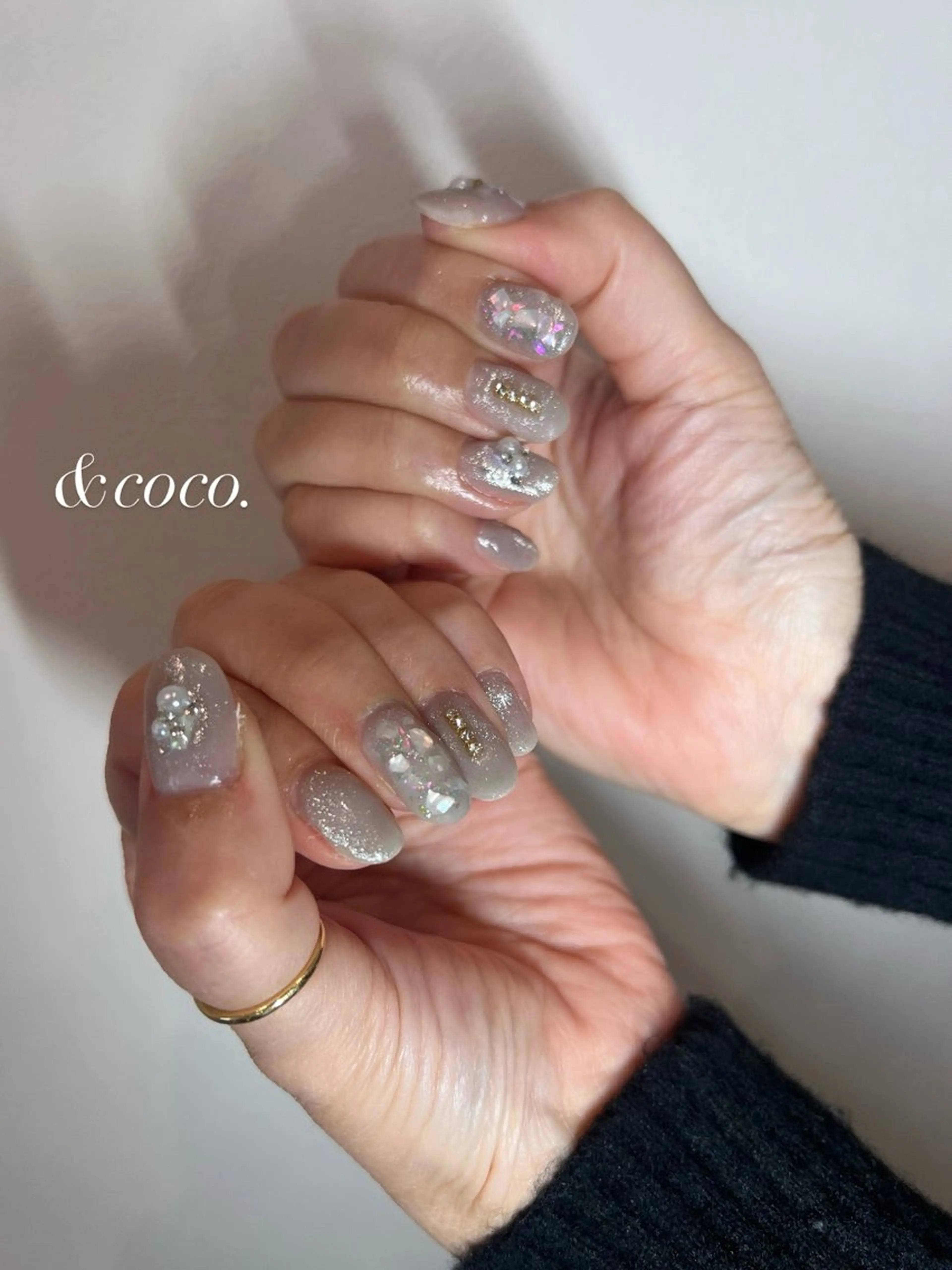 ネイル アートネイル 持ち込み ハンドネイル ハンドケア ＆ coco.のネイルデザイン