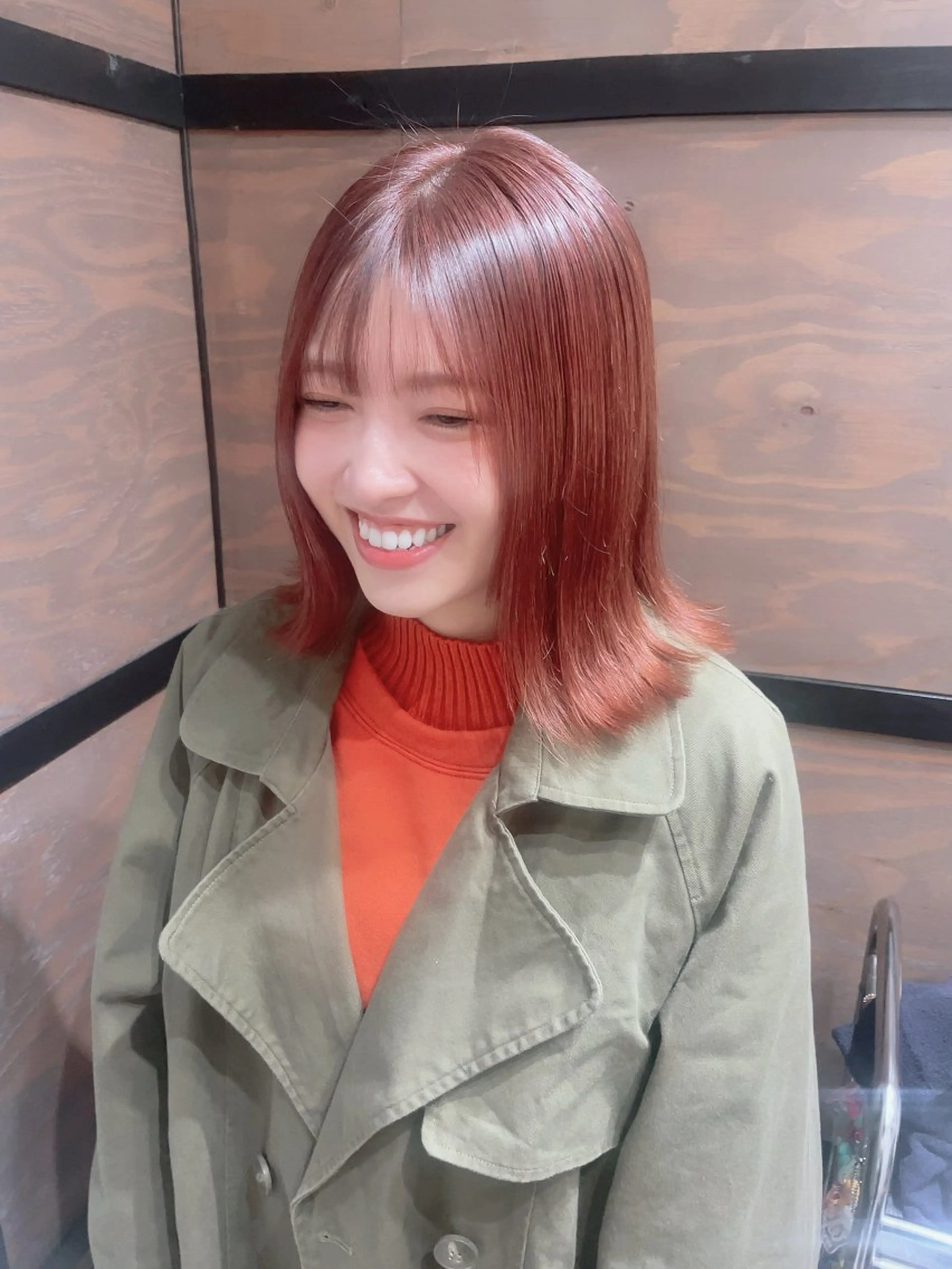 ミディアム 韓国レイヤー/髪質 改善/縮毛🤍吉田のヘアスタイル