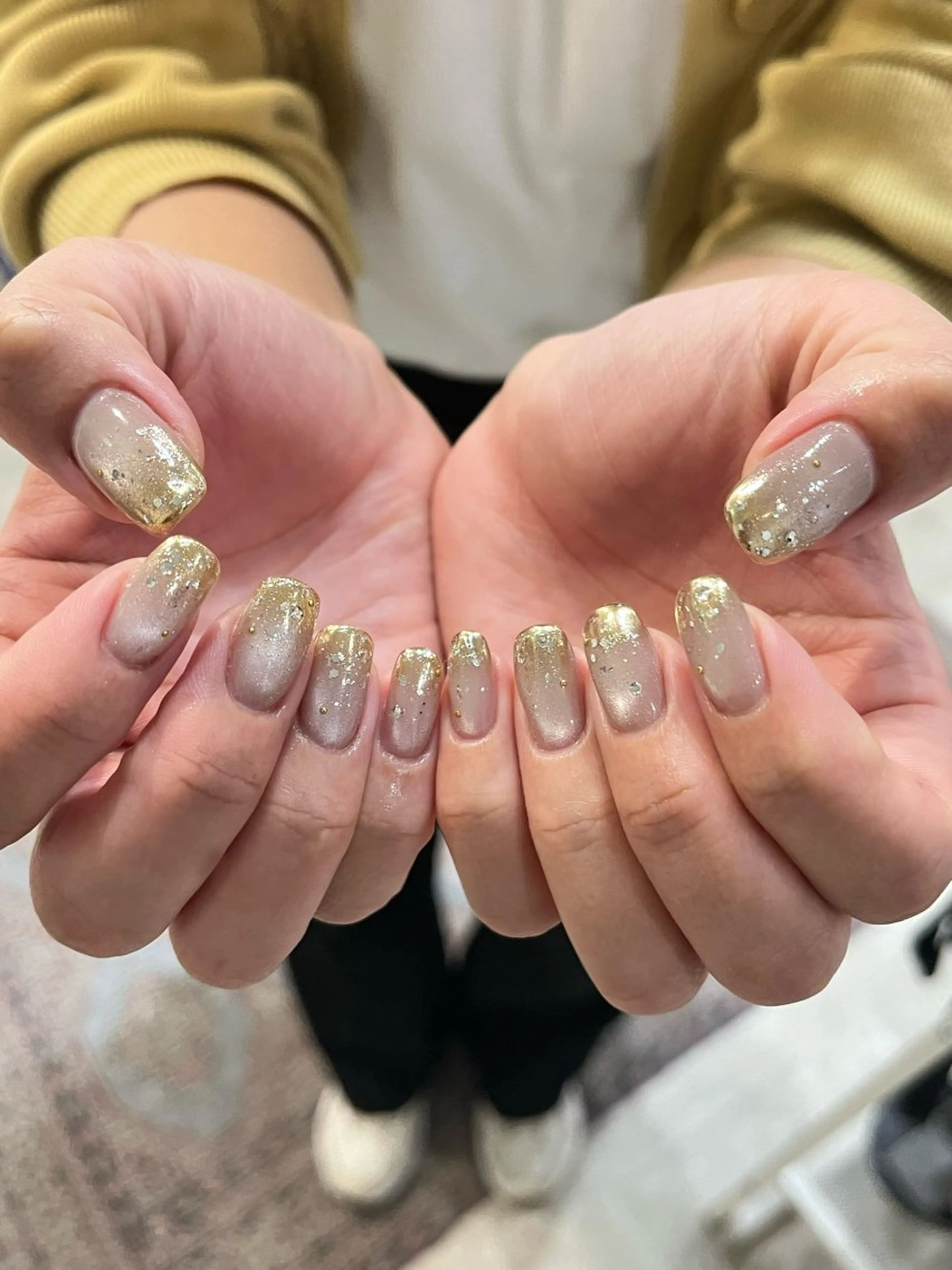 ネイル ハンドネイル 0203ムニムサン 💙Harukaのネイルデザイン