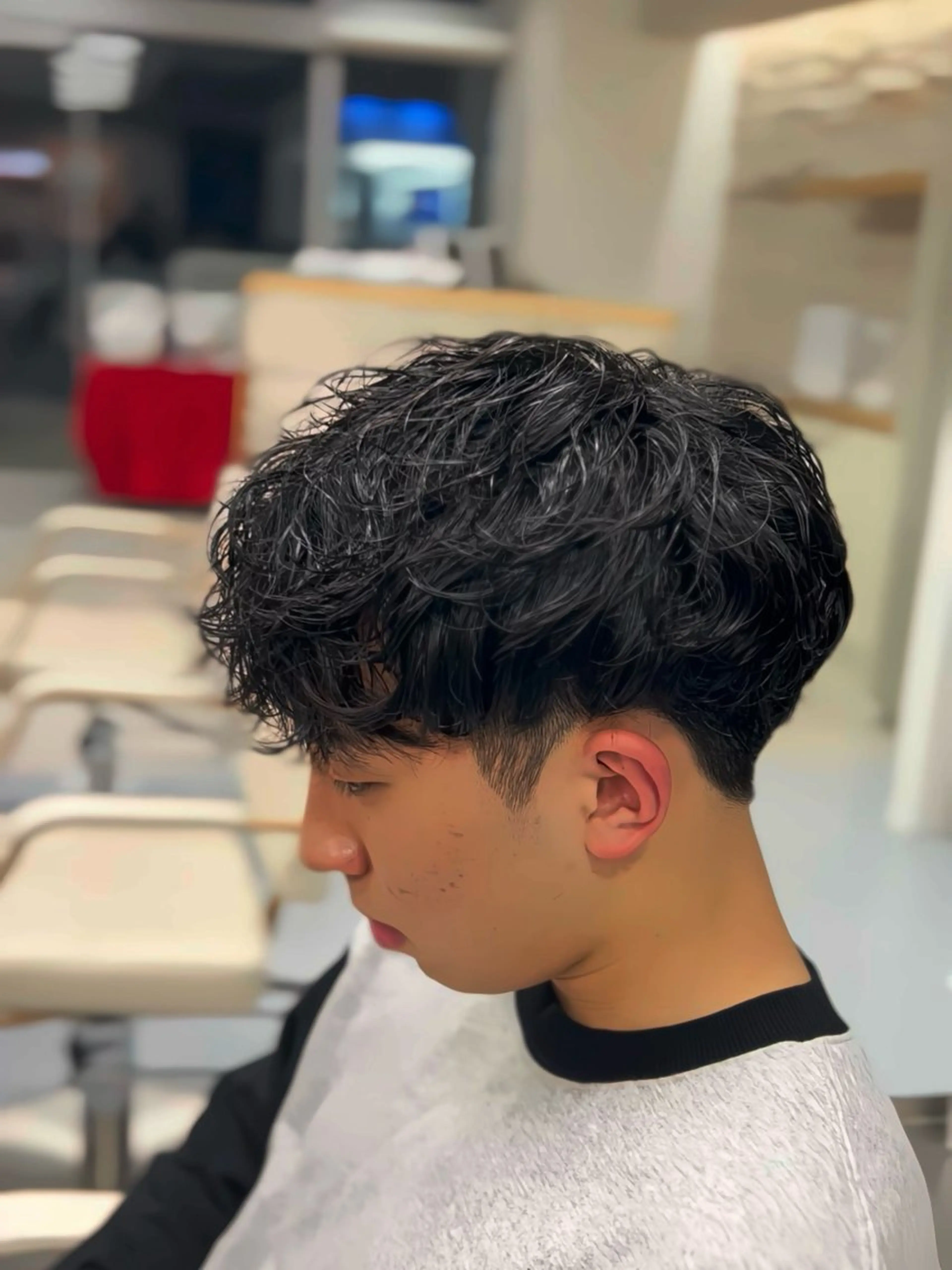 セミロング パーマ メンズ メンズパーマ セミロングパーマ くせ毛 カット パーマ トリートメント 🔮メンズ縮毛矯正 毛流れパーマ💎竹永のヘアスタイル