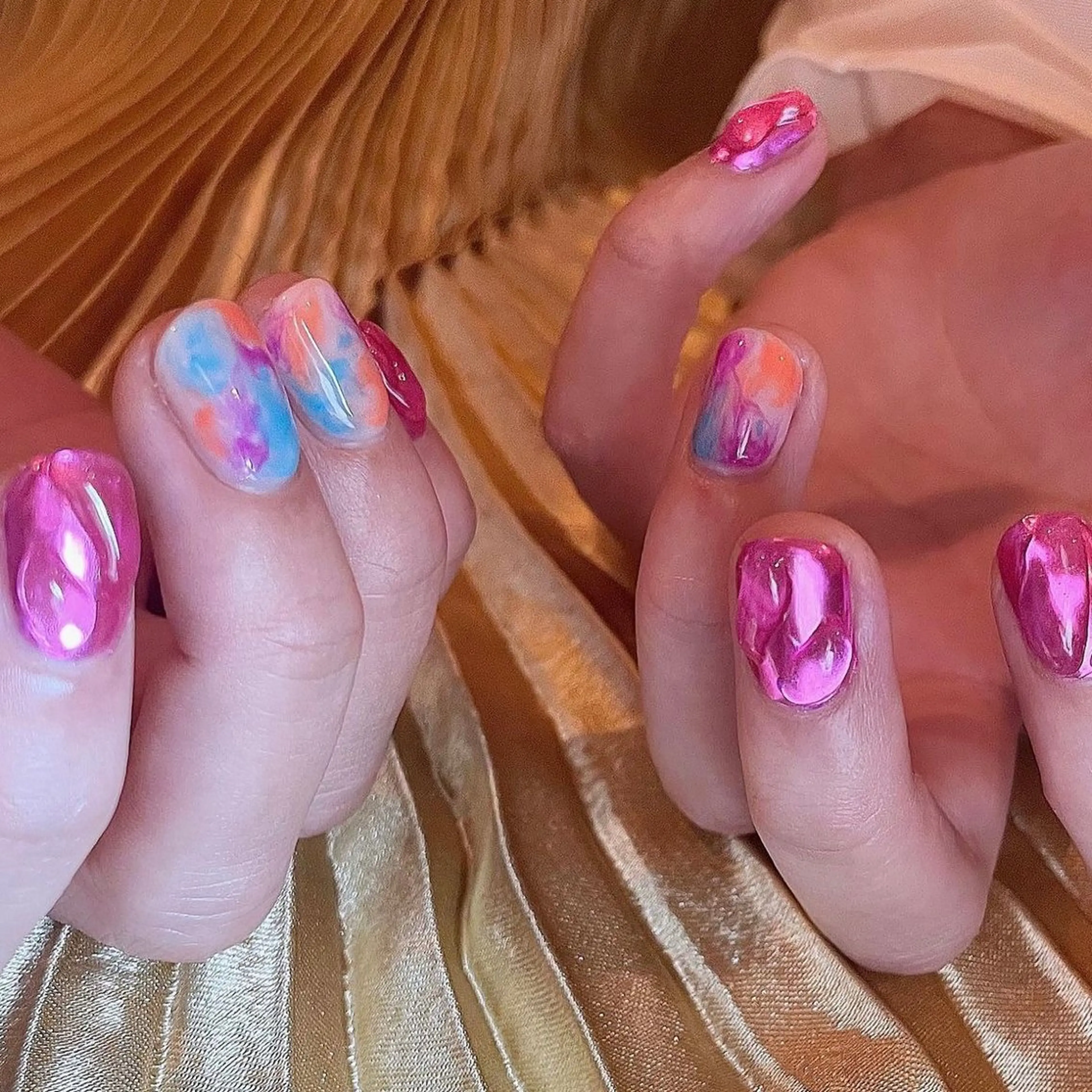 ｻﾝﾌﾟﾙﾁｯﾌﾟart6​〜​10本(ソフトジェルオフあり)の写真