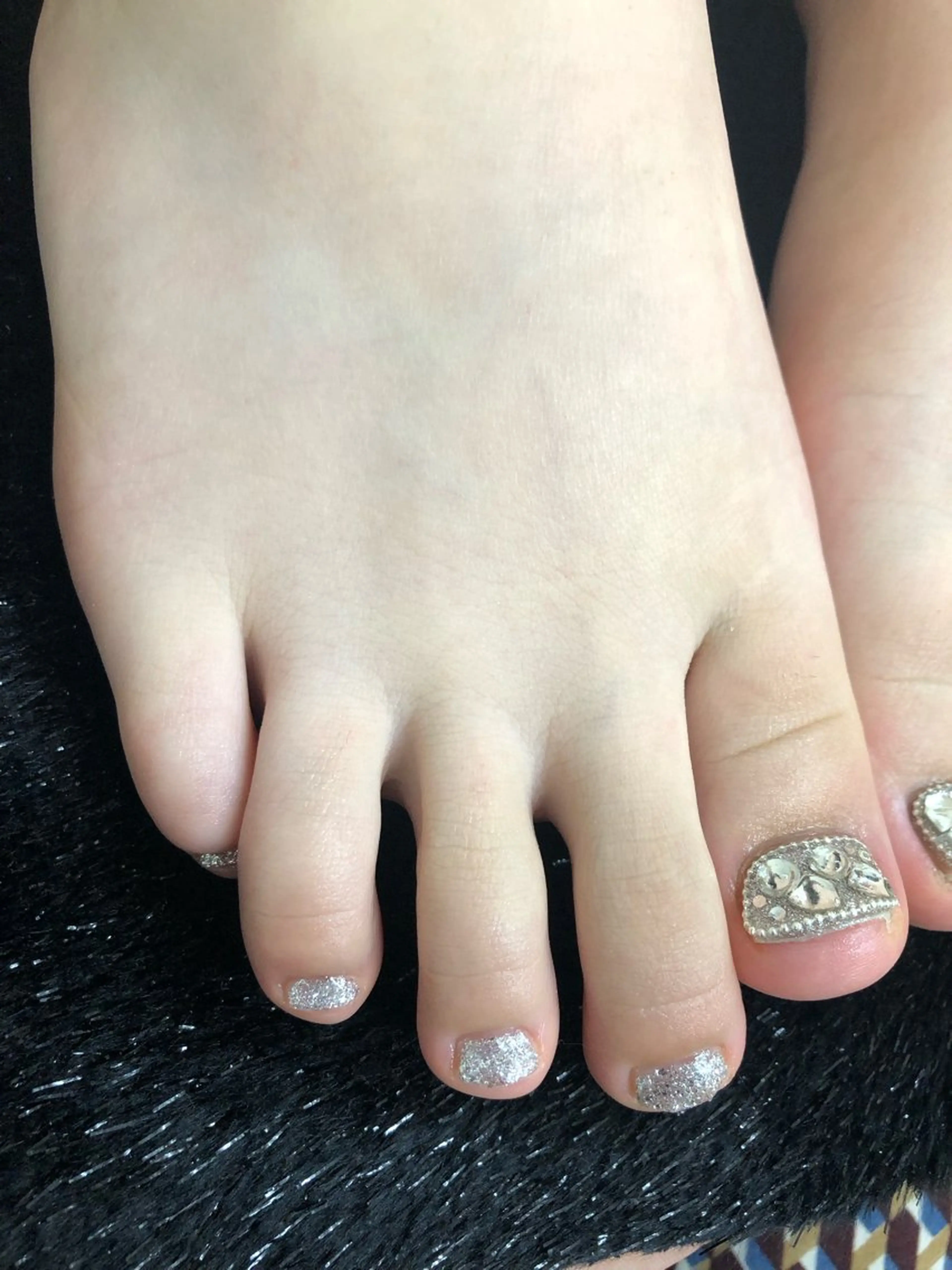 ネイル 長さ出し フットネイル フレンチネイル ジェルネイル 韓国ネイル 大門浜松町 ネイルのネイルデザイン