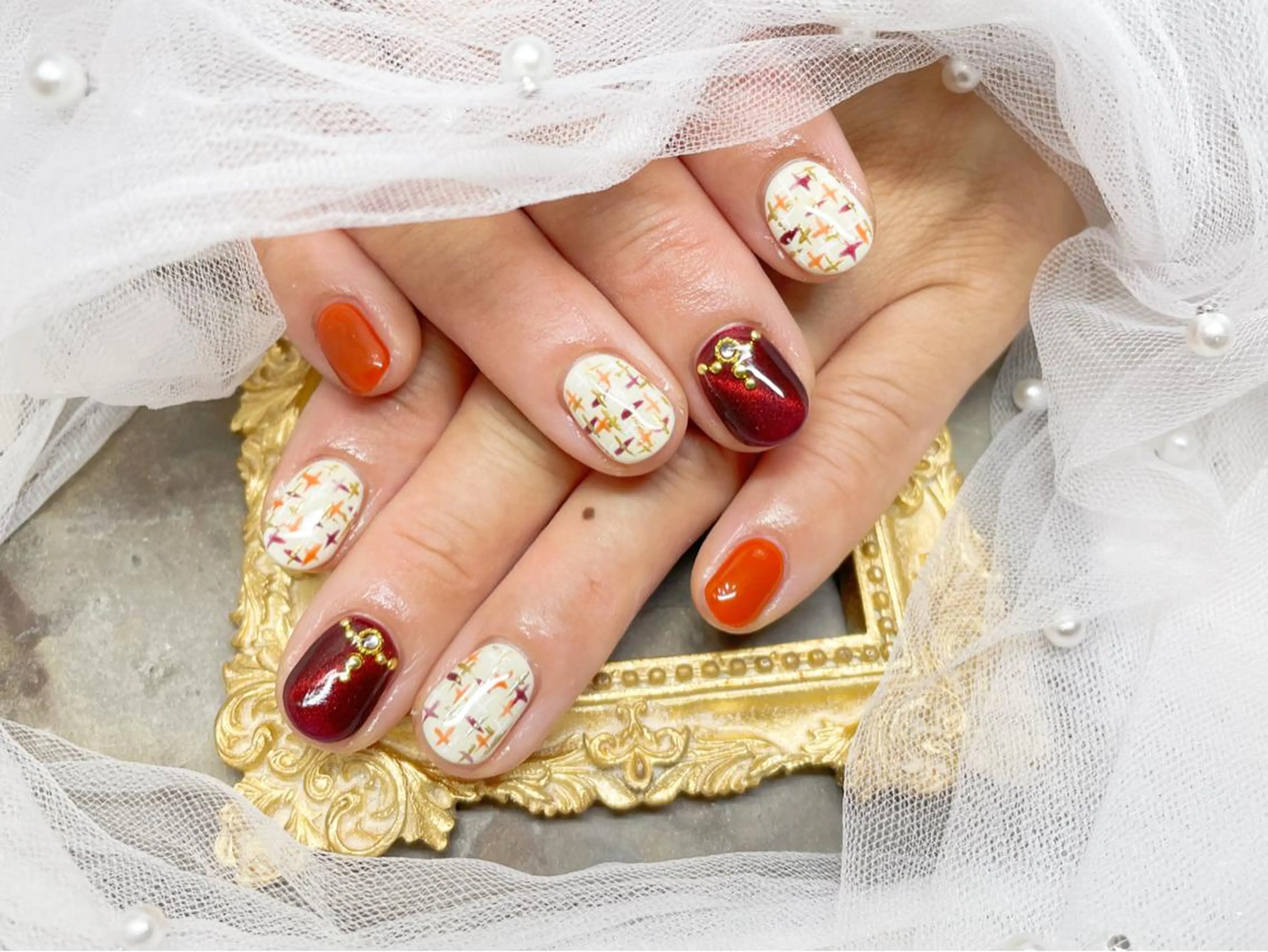 ネイル ハンドネイル マジックミラー所属・マジック ミラーのネイルデザイン