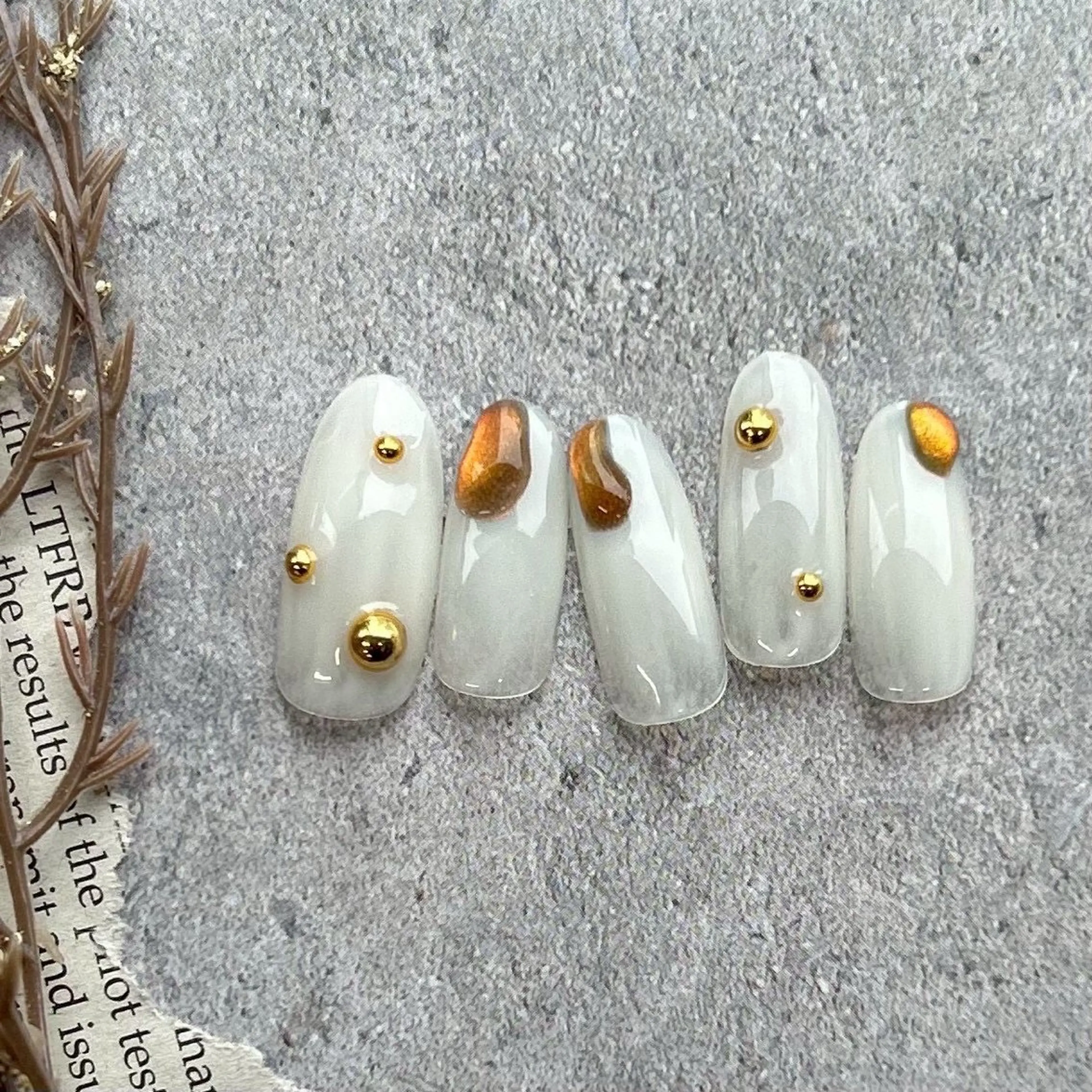 ネイル ⭐︎休業中の練習⭐︎ JNA認定講師髙橋のネイルデザイン