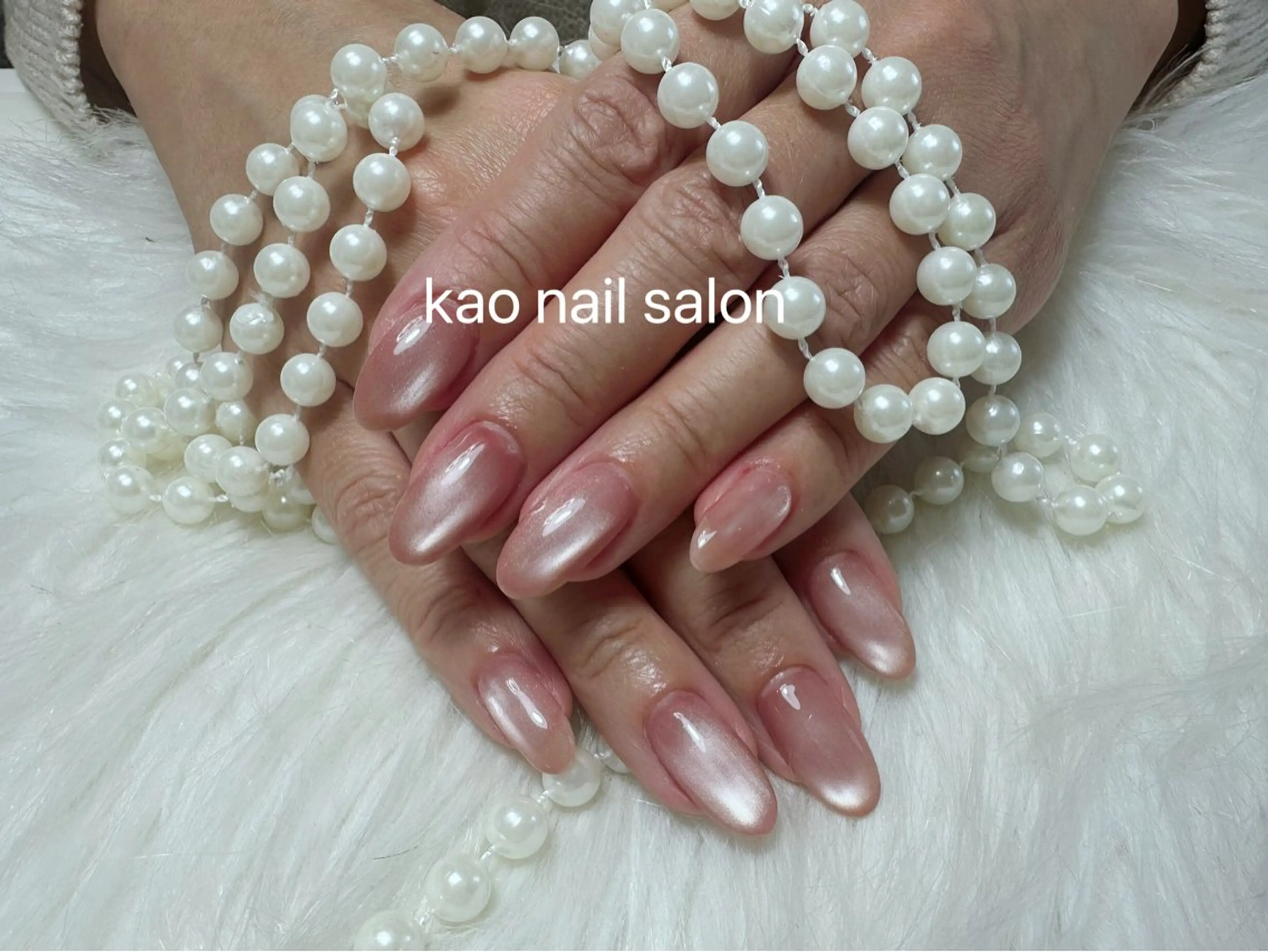 ネイル ハンドネイル kao nail マグネット/長さだしのネイルデザイン