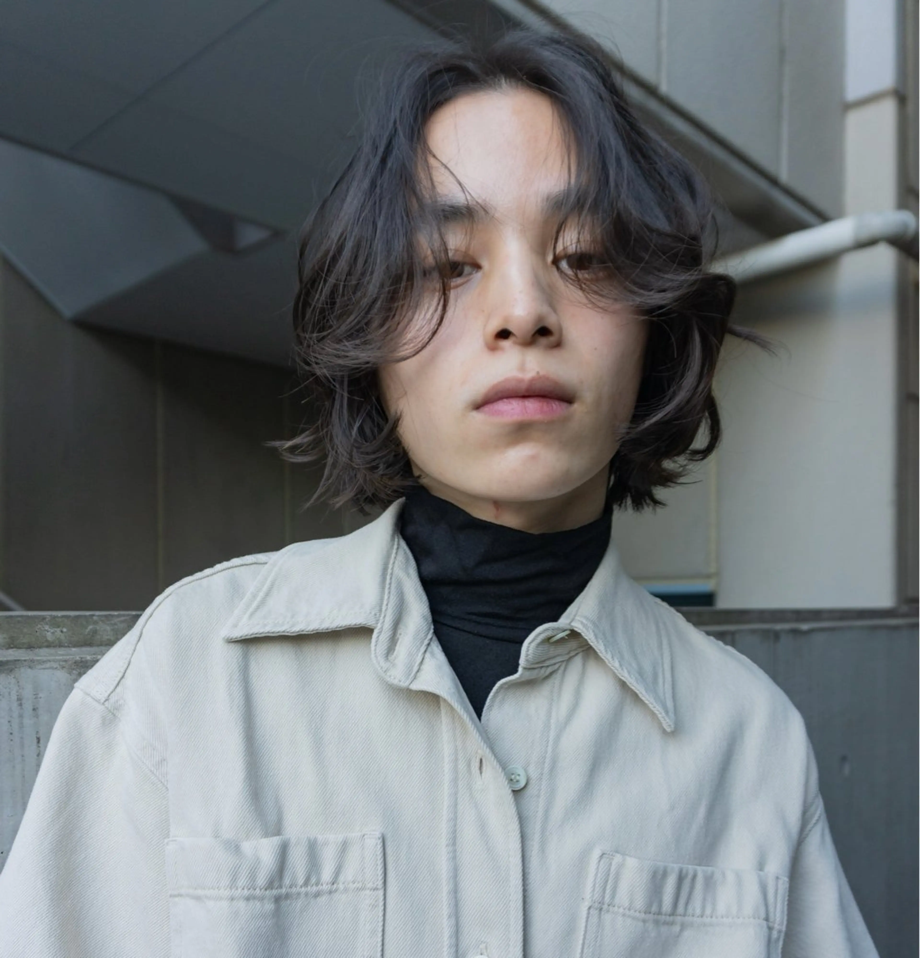 ミディアム メンズ ルカ/メンズ/ ニュアンスヘアのヘアスタイル