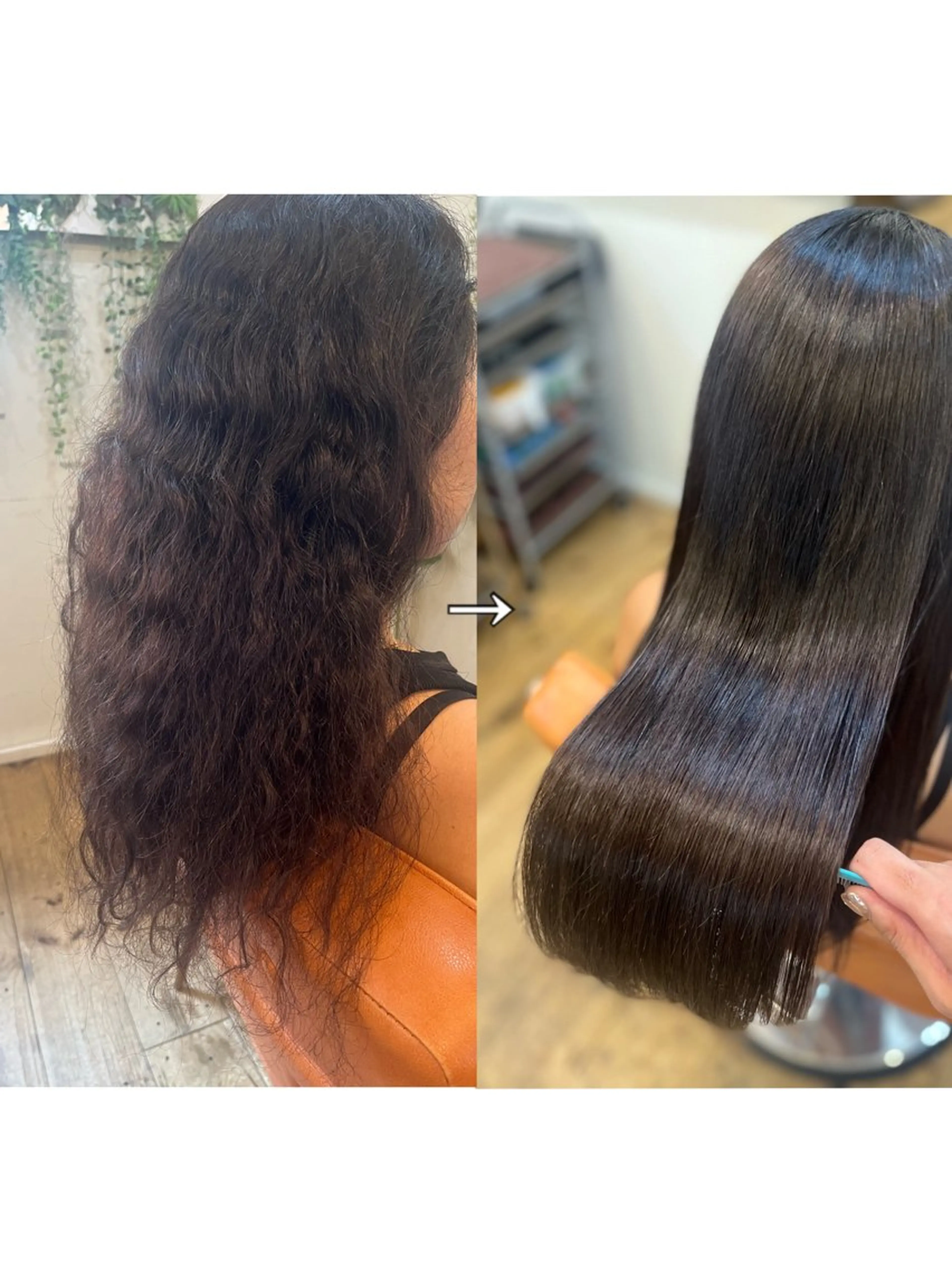 ロング ⚪️髪質改善 縮毛 店長 コウ⚪️のヘアスタイル