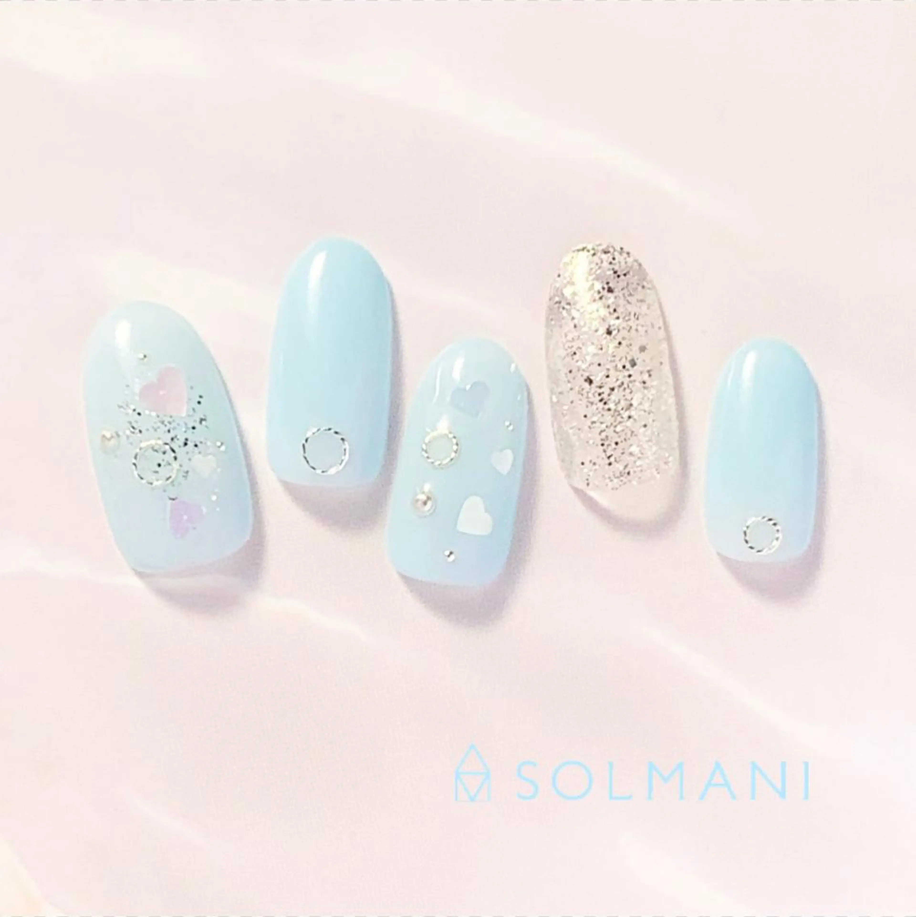 ネイル ハート SOLMANI 予約担当のネイルデザイン