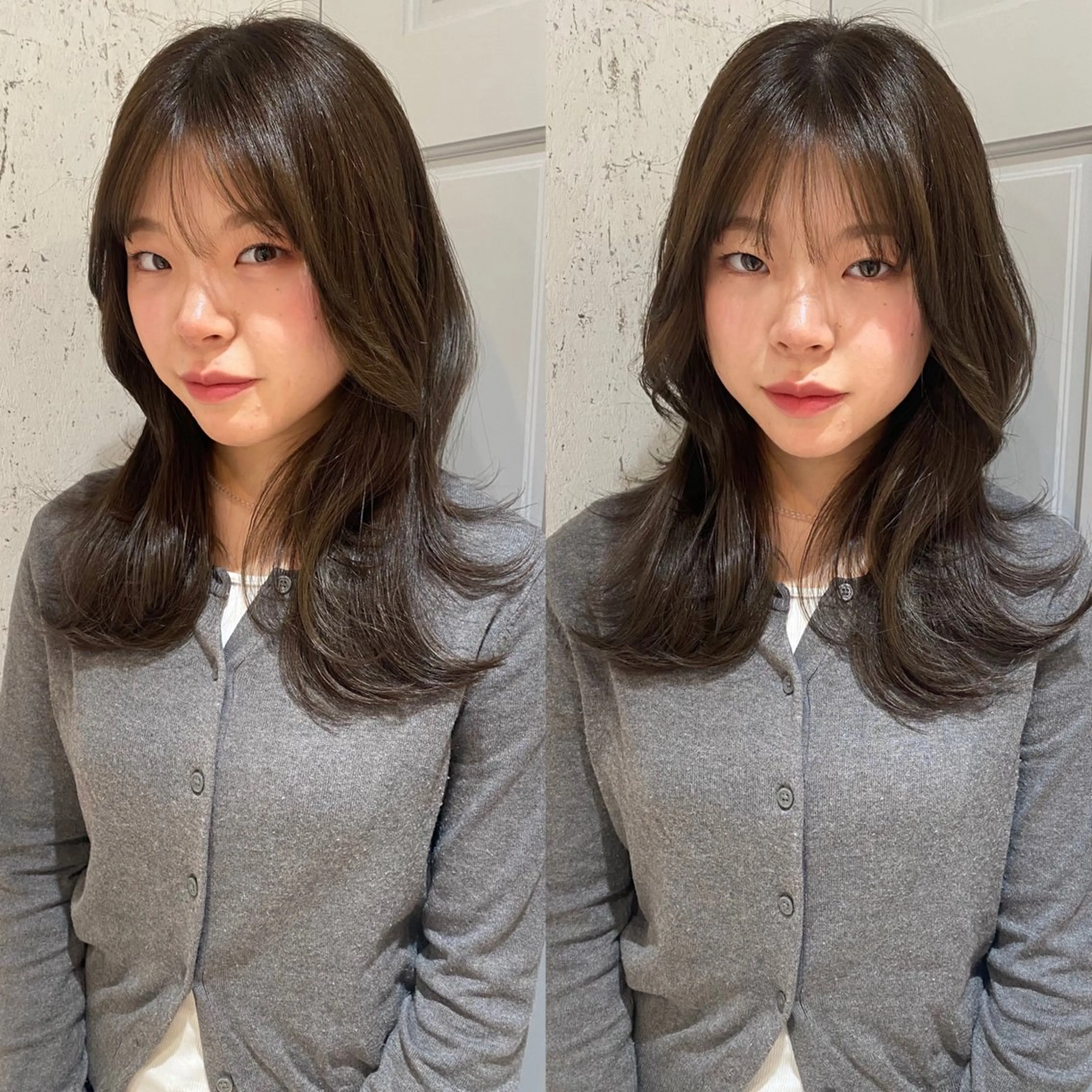 ミディアム カラー カット トリートメント mai / linoah˚✧のヘアスタイル