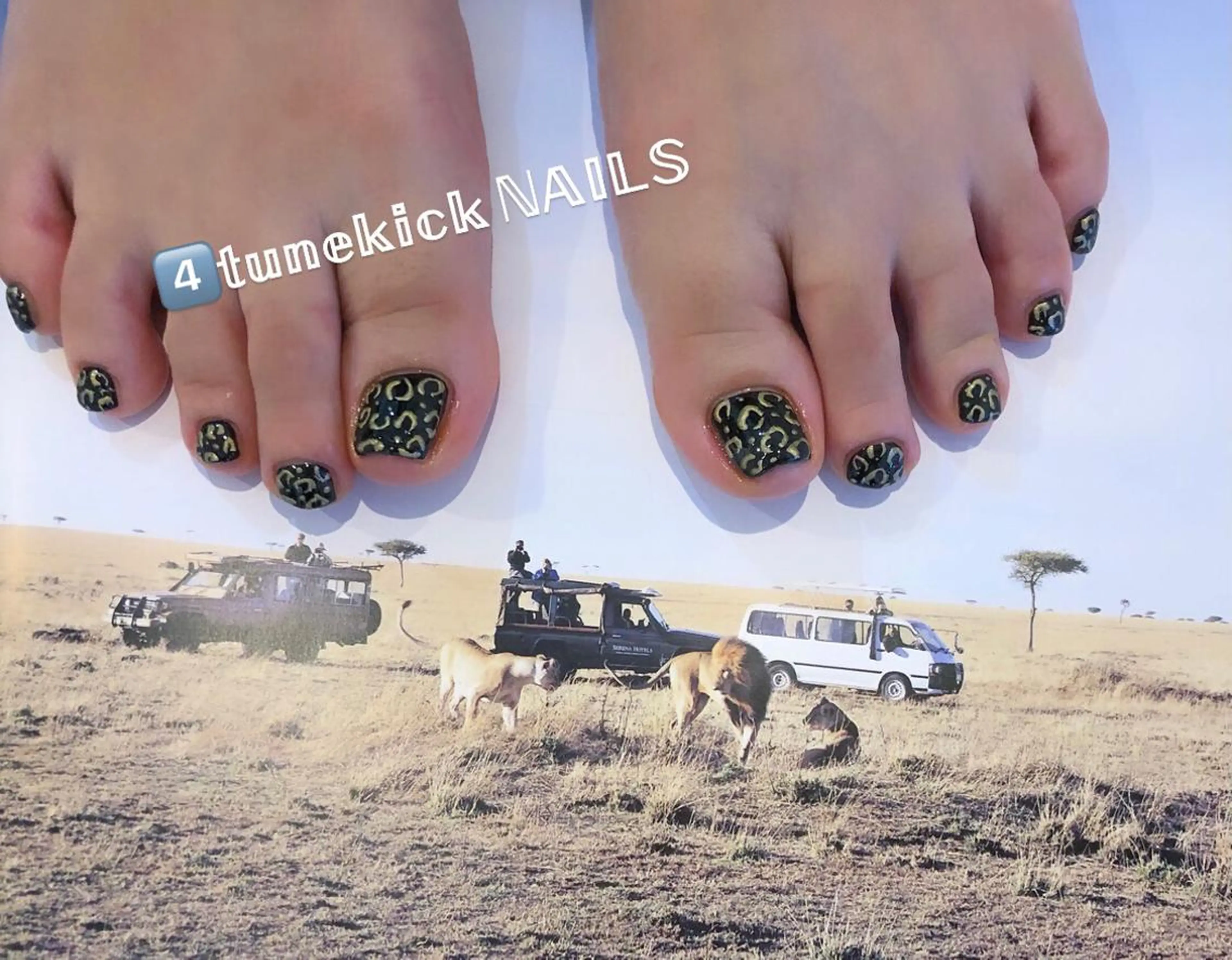 ネイル フットネイル 4tunekick NAILS(フォーチュンキックネイルズ)所属・光森 淳子のネイルデザイン