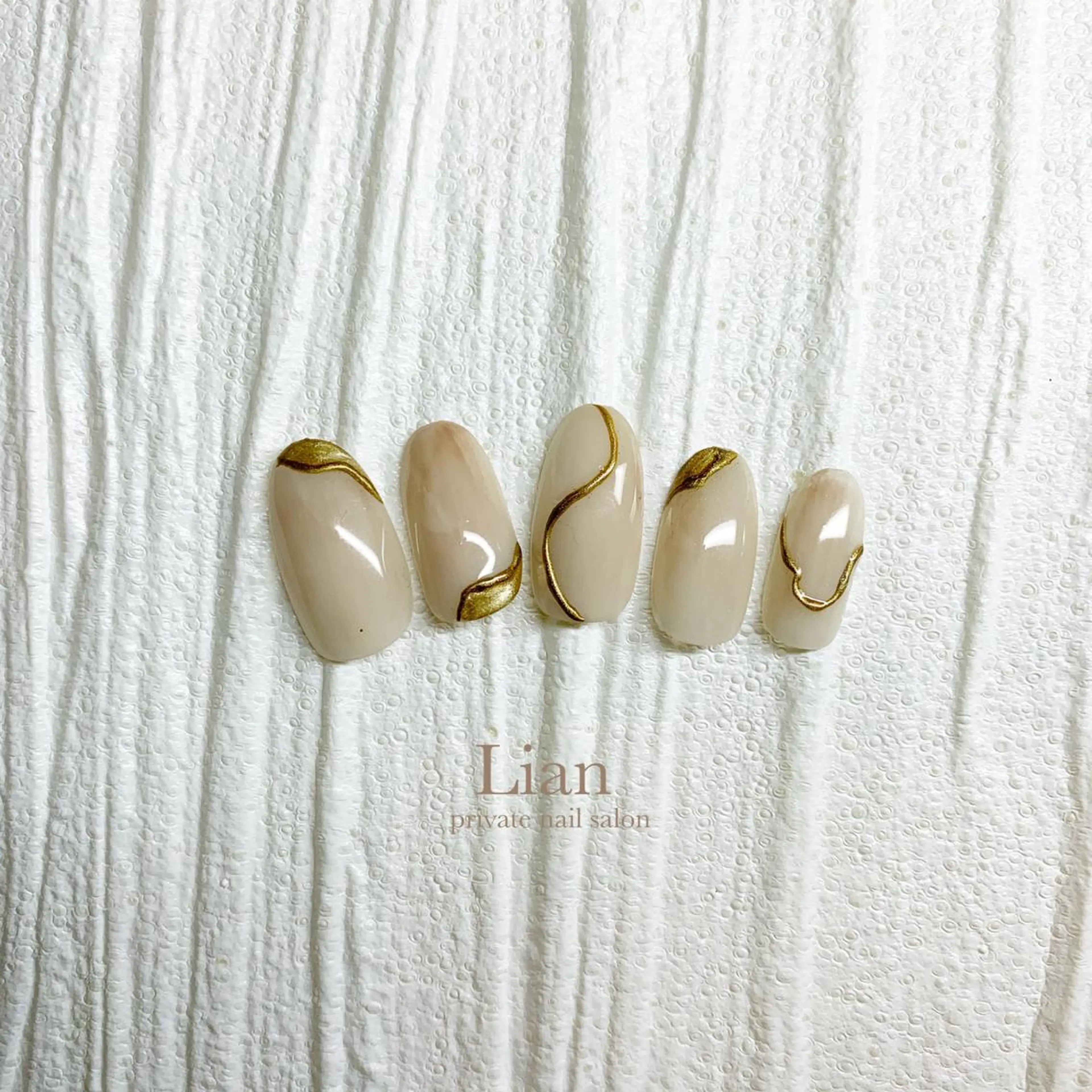 ネイル ニュアンスネイル シンプルネイル nailsalon Lenoaのネイルデザイン