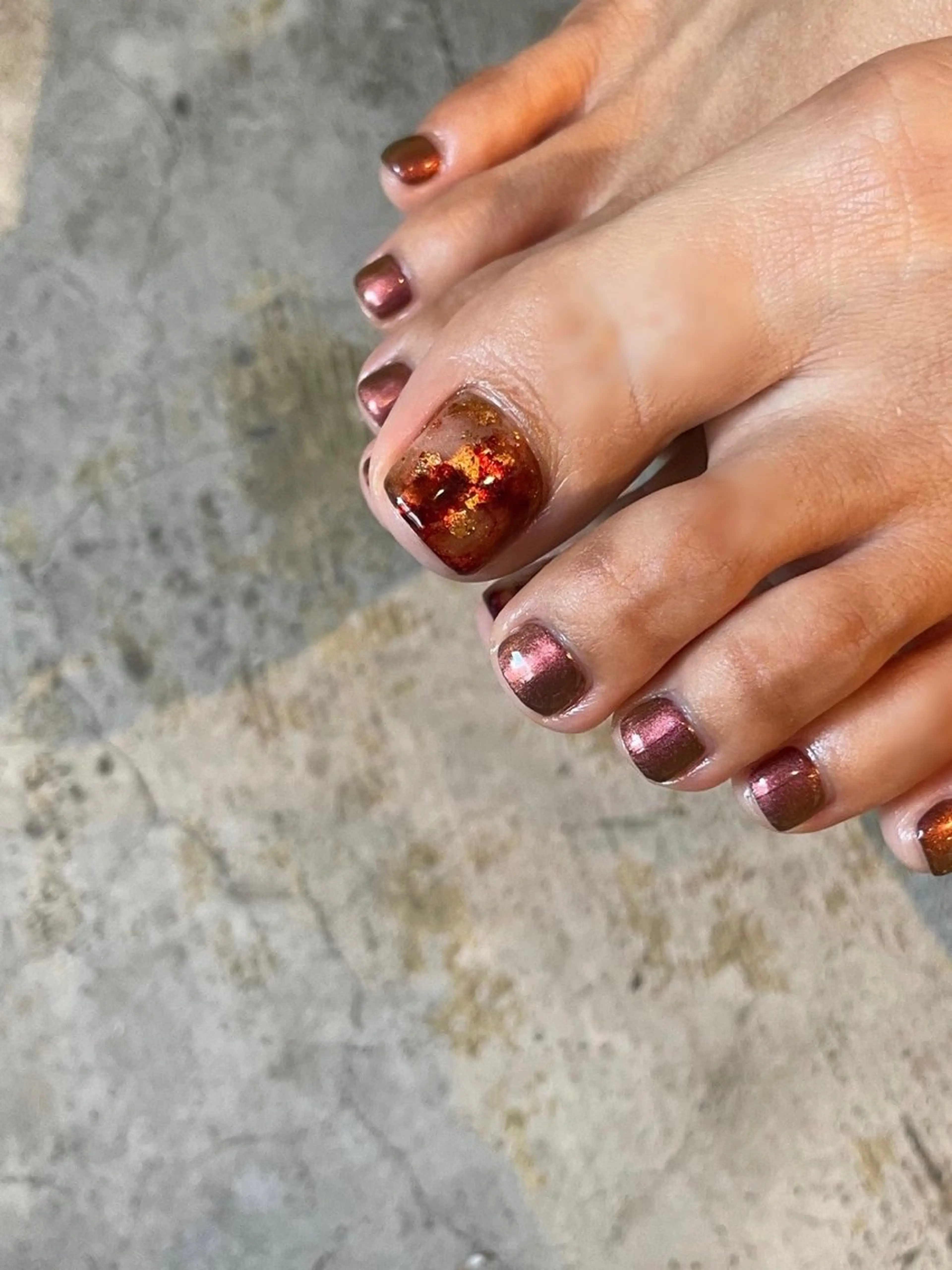 ネイル フットネイル lowaly所属・NAKAMURA HARUKAのネイルデザイン