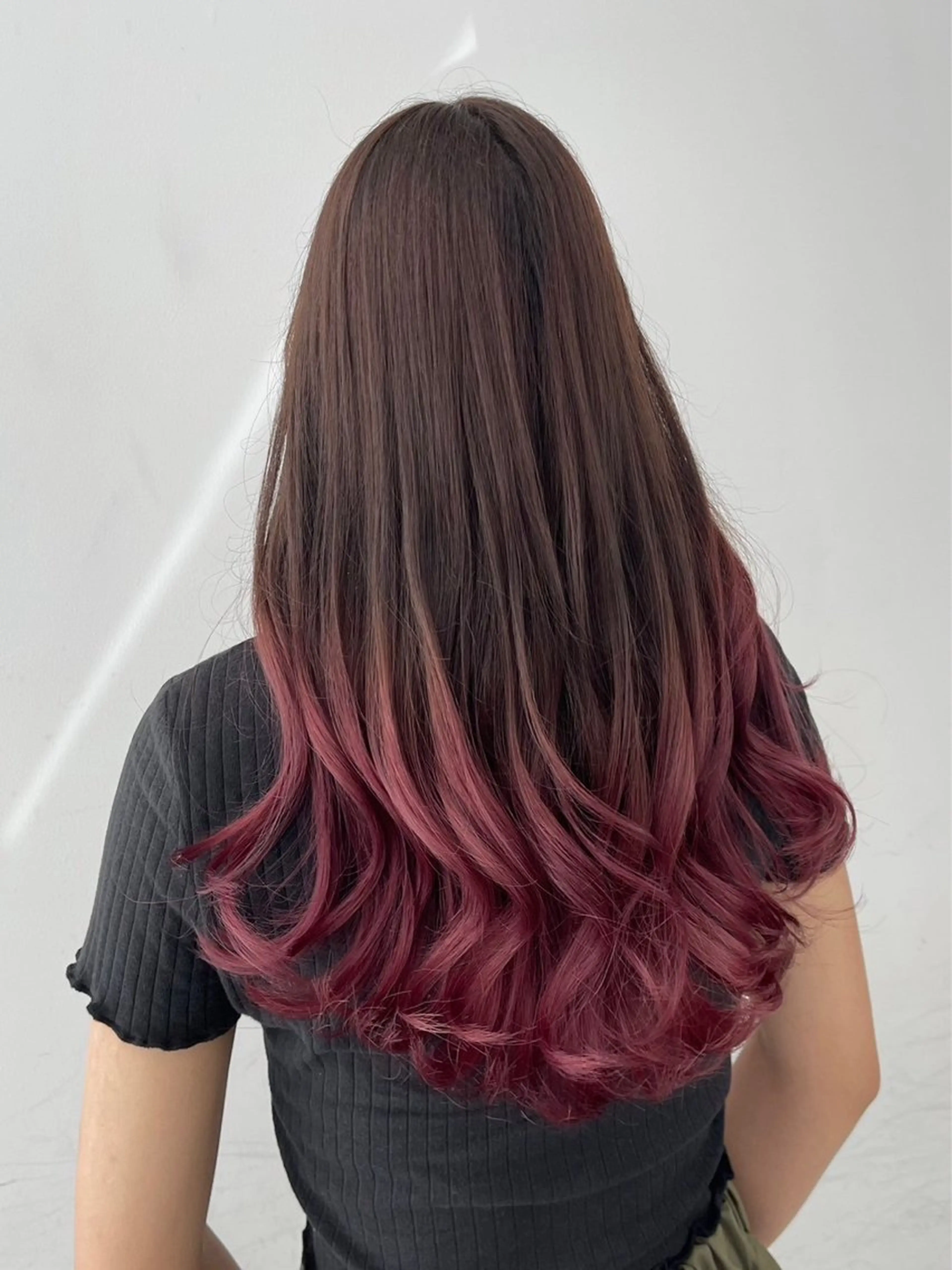 ロング カラー ヘアカラー トリートメント 【公式】amble luxe池袋東口🩷のヘアスタイル