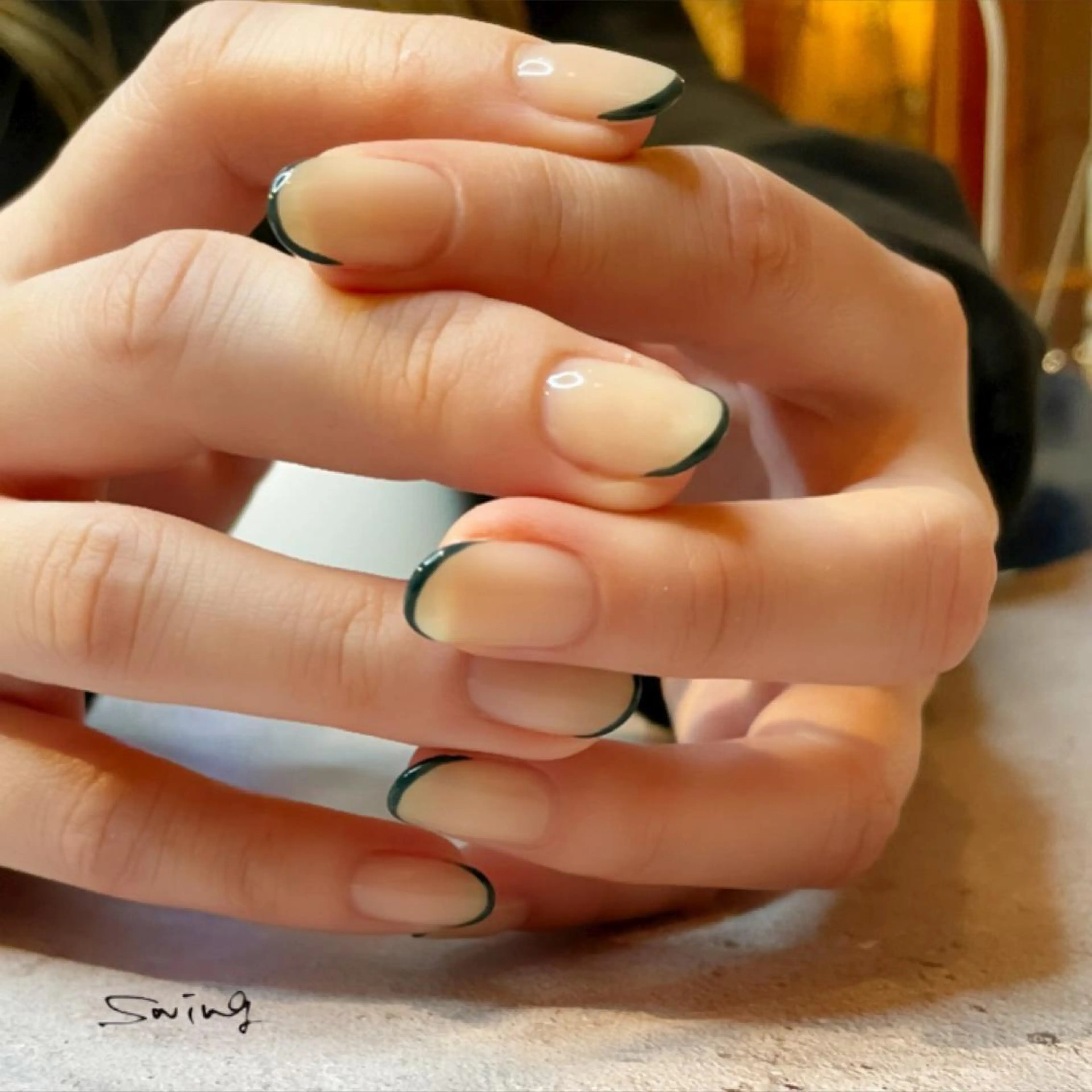 ネイル アートネイル フレンチネイル SWING Nail Salon所属・Yoshida Takakoのネイルデザイン