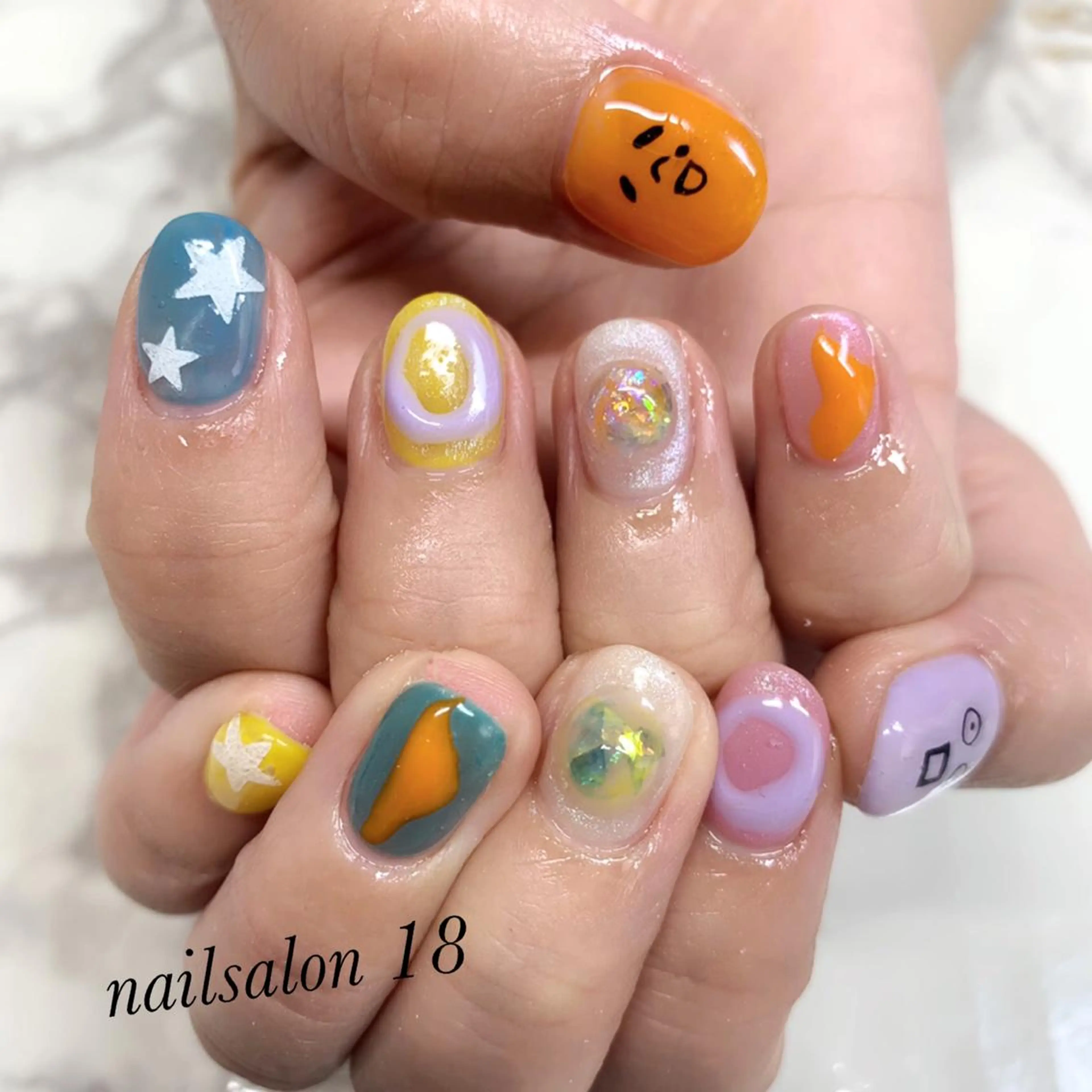 メンズ ネイル nail salon 18.のネイルデザイン