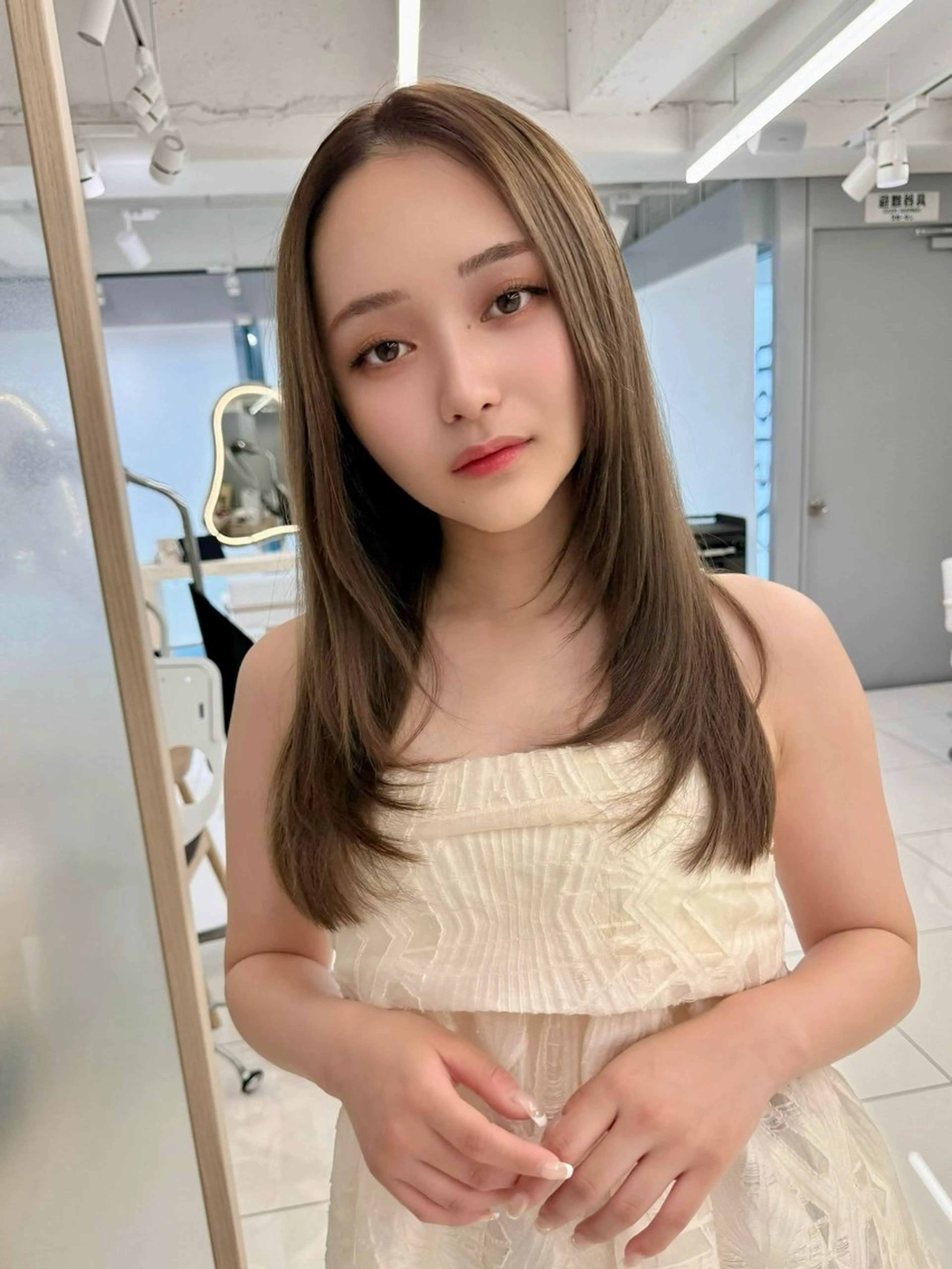 ロング レイヤー/韓国/ 顔周り/しんやのヘアスタイル