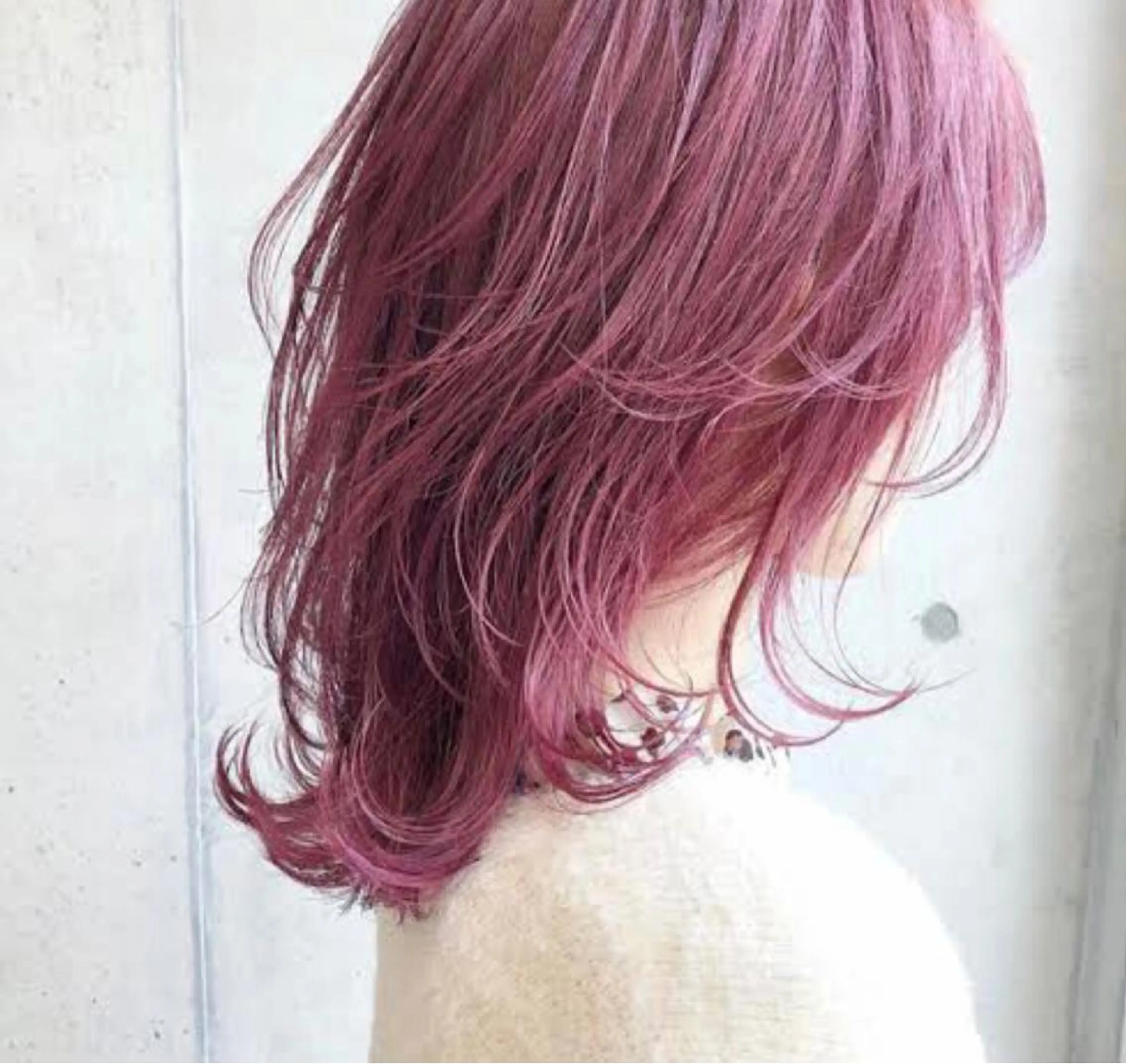 ミディアム カラー パーマ 福田　洋樹 /  zina博多のヘアスタイル