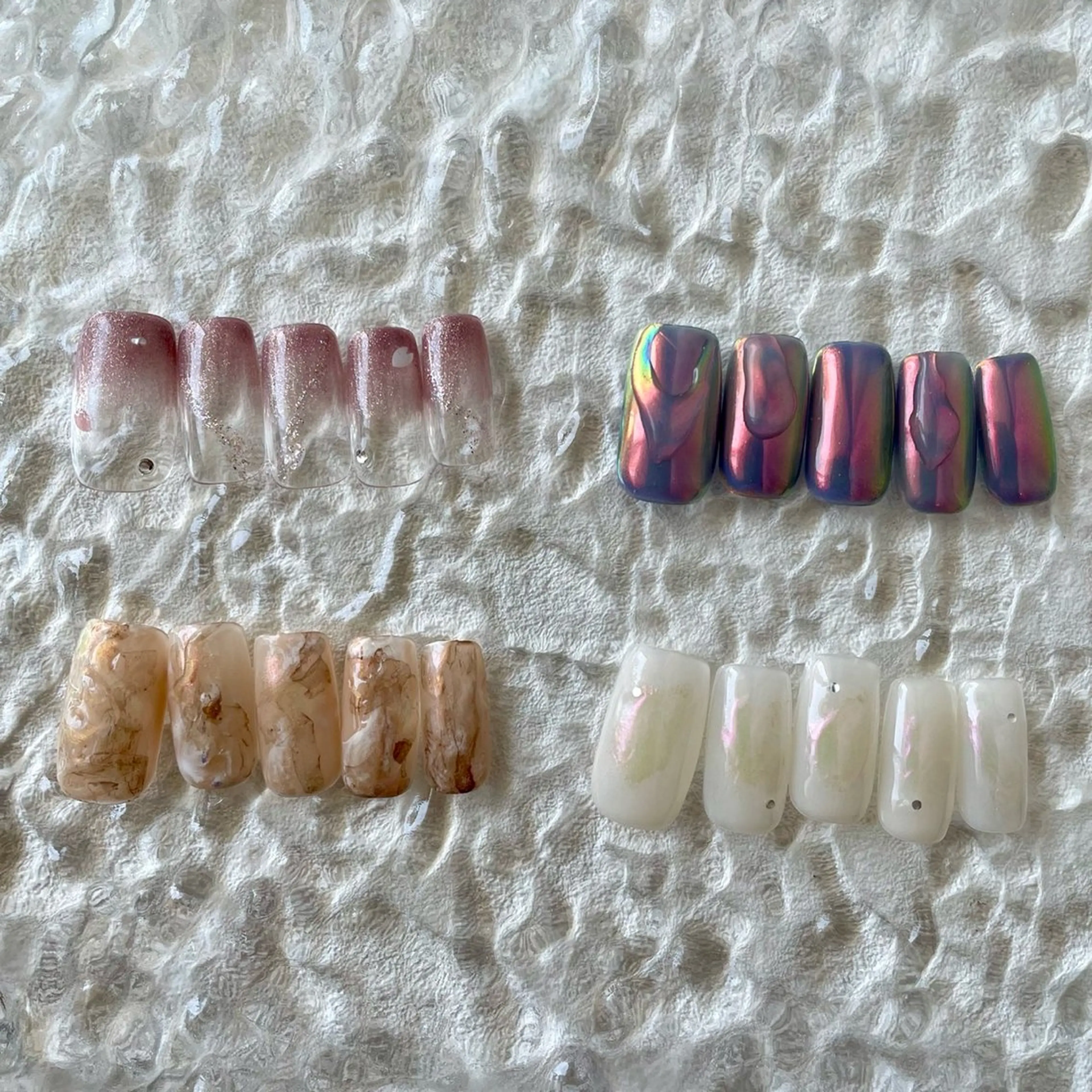 ネイル 春ネイル ハンドネイル サブスクNAIL🎵 Mizuhoのネイルデザイン