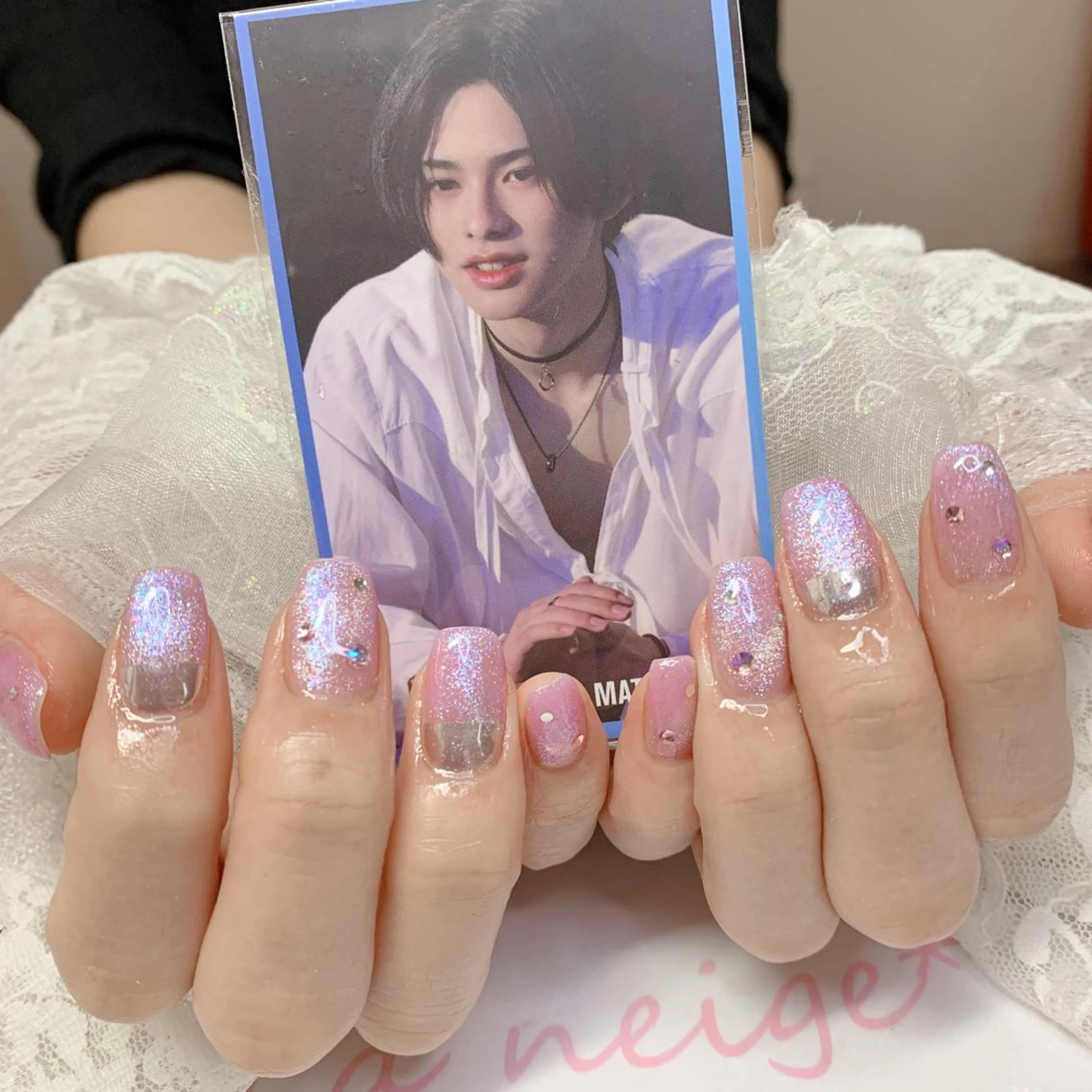 ネイル ハンドネイル La neige* yuki 🥯🍑のネイルデザイン