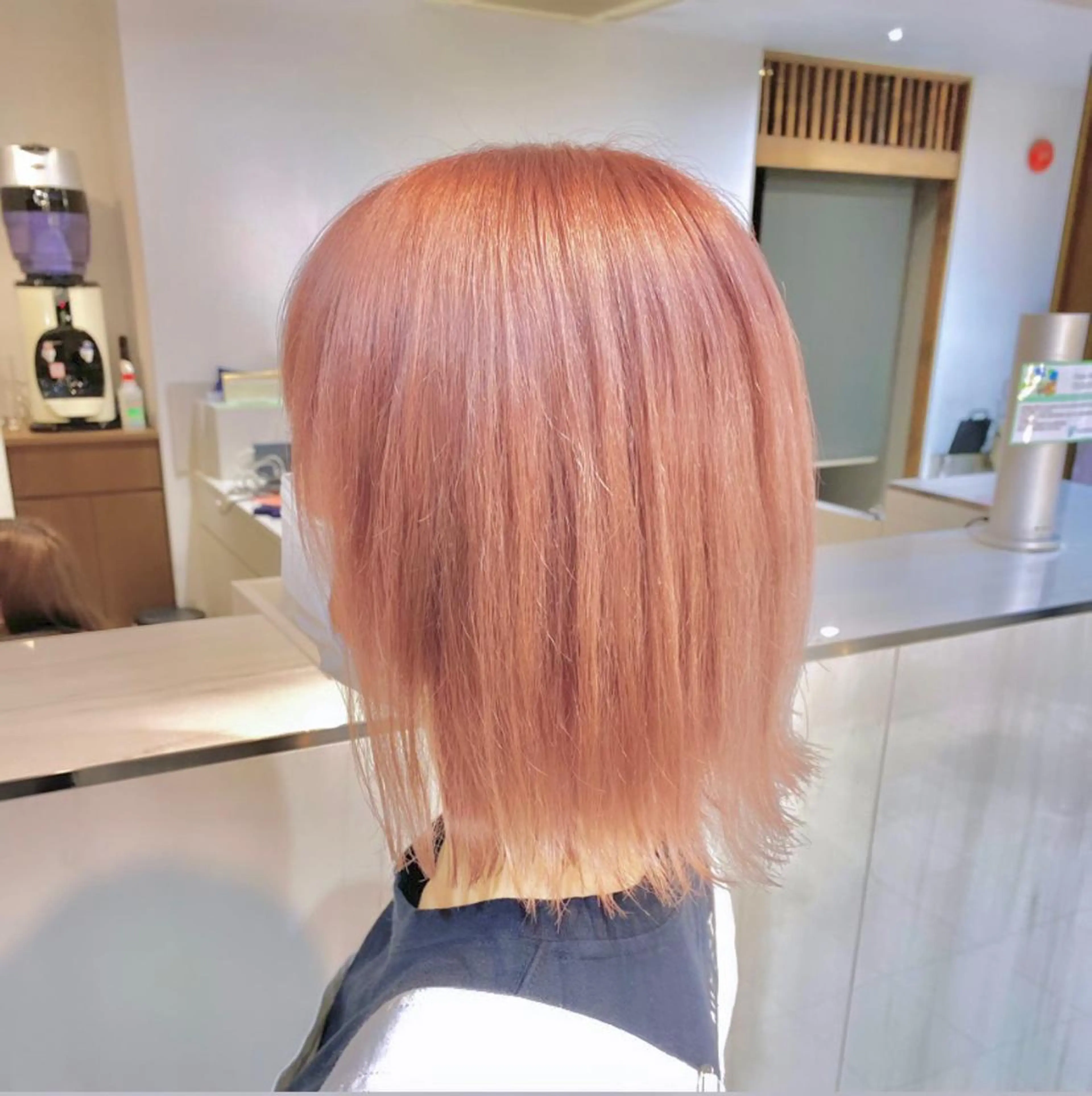 カラー カット ヘアカラー トリートメント 山田勇真 ボブ/縮毛矯正/金山のヘアスタイル