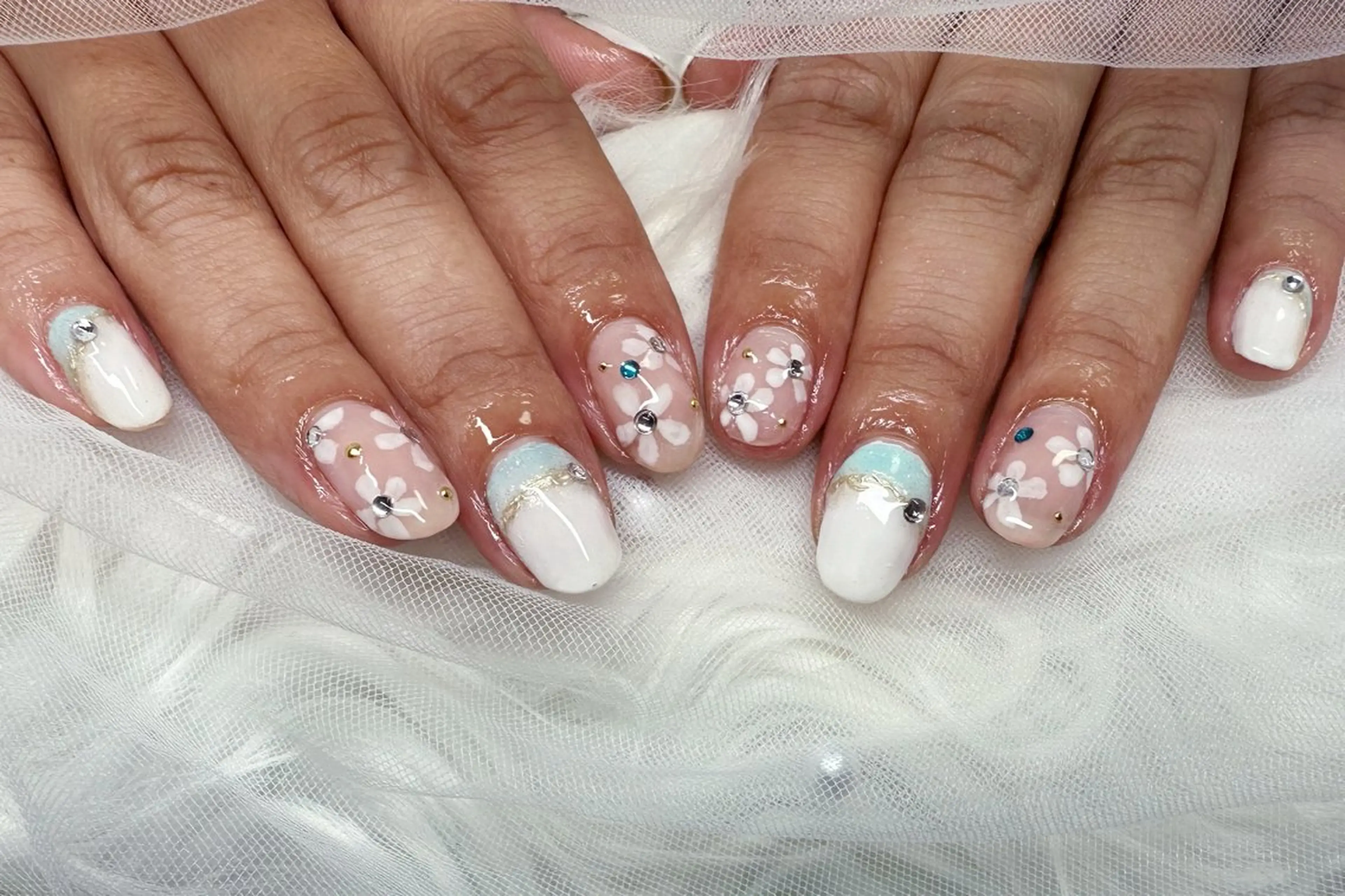 ネイル アートネイル 持ち込み Rave所属・touma Rinaのネイルデザイン